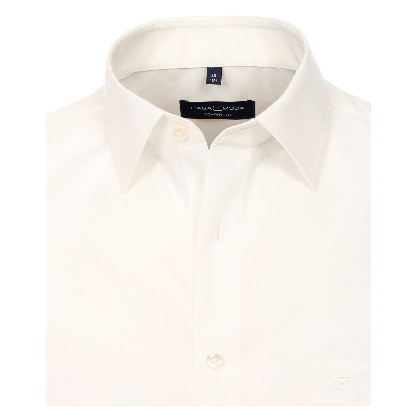 CASAMODA Businesshemd CasaModa Übergröße Kurzarmhemd creme günstig online kaufen