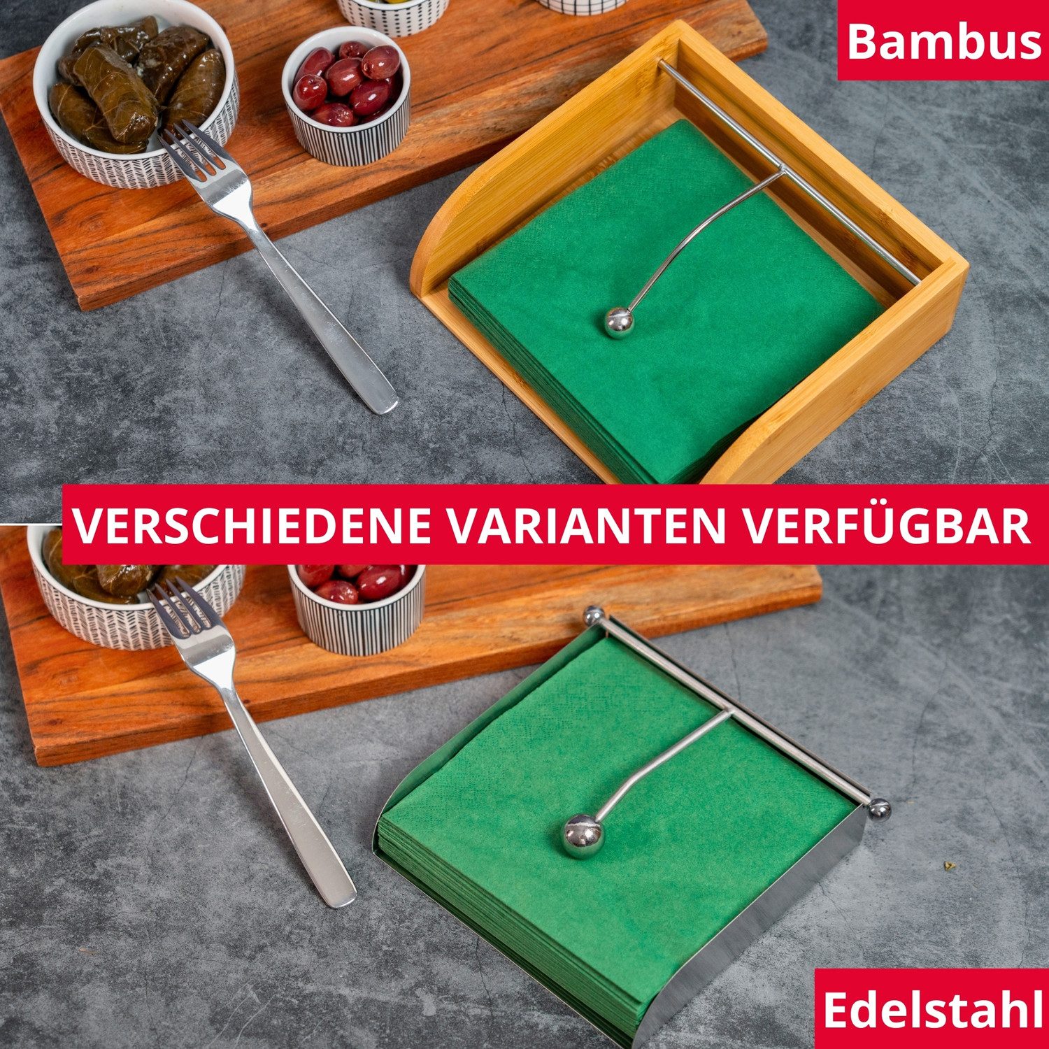 WESTMARK Serviettenhalter Edelstahl, Edelstahl