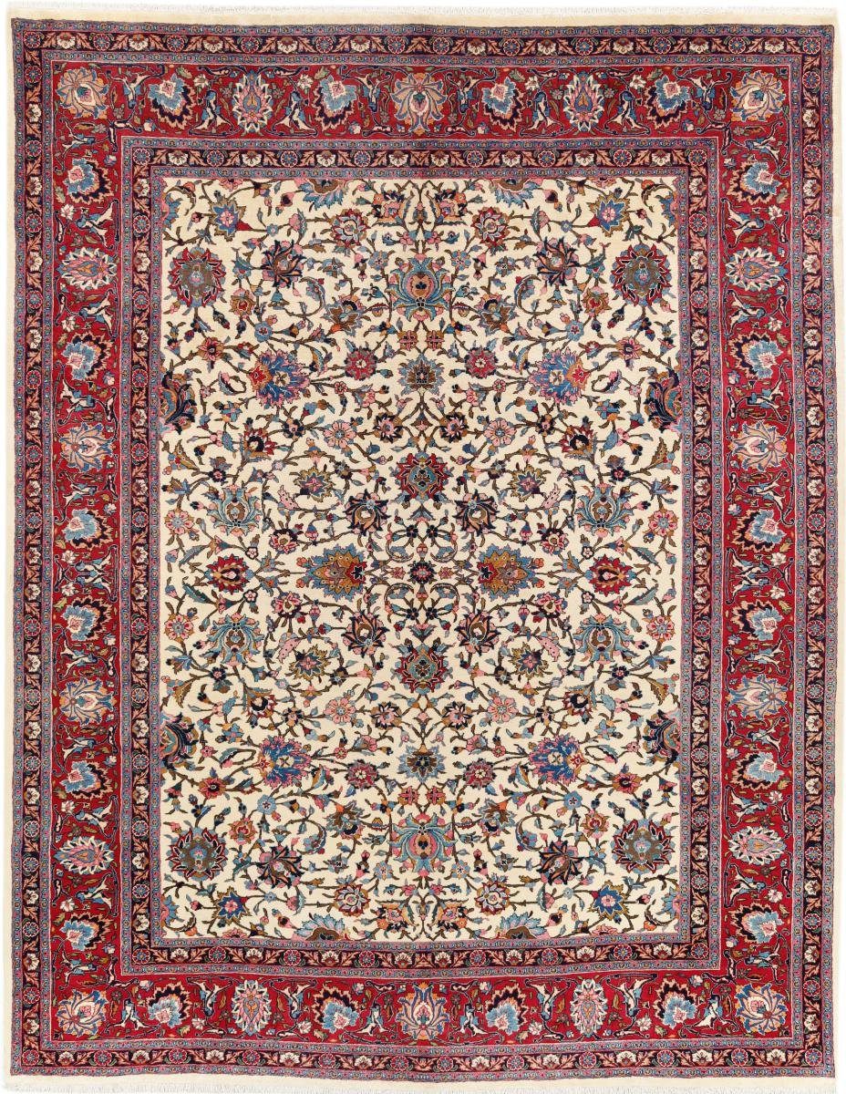 Orientteppich Mashhad 298x377 Handgeknüpfter Orientteppich / Perserteppich, Nain Trading, rechteckig, Höhe: 12 mm