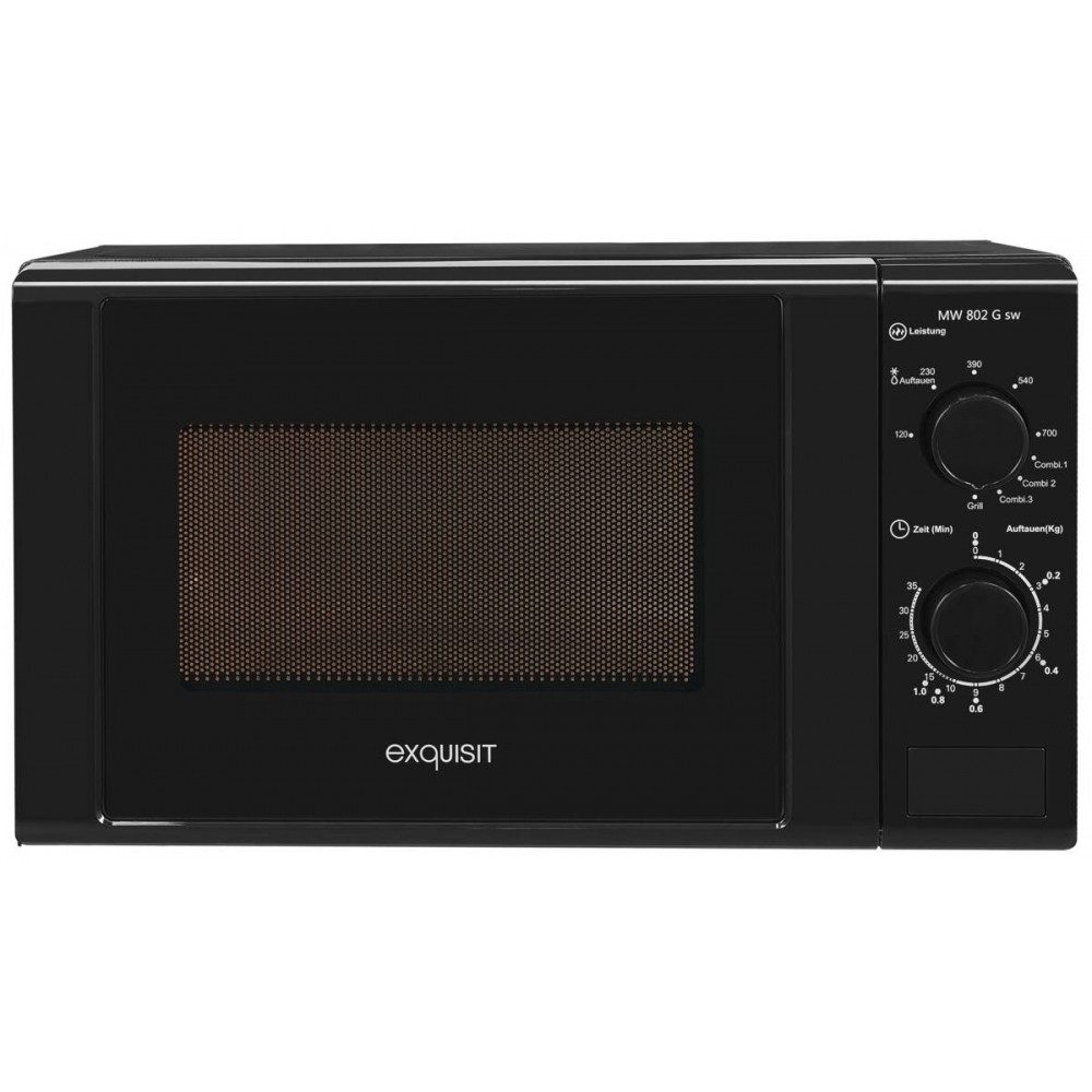 exquisit Mikrowelle, Großgeräte, die in privaten Haushalten genutzt werden können, 20 l, Grillfunktion für knusprige Ergebnisse