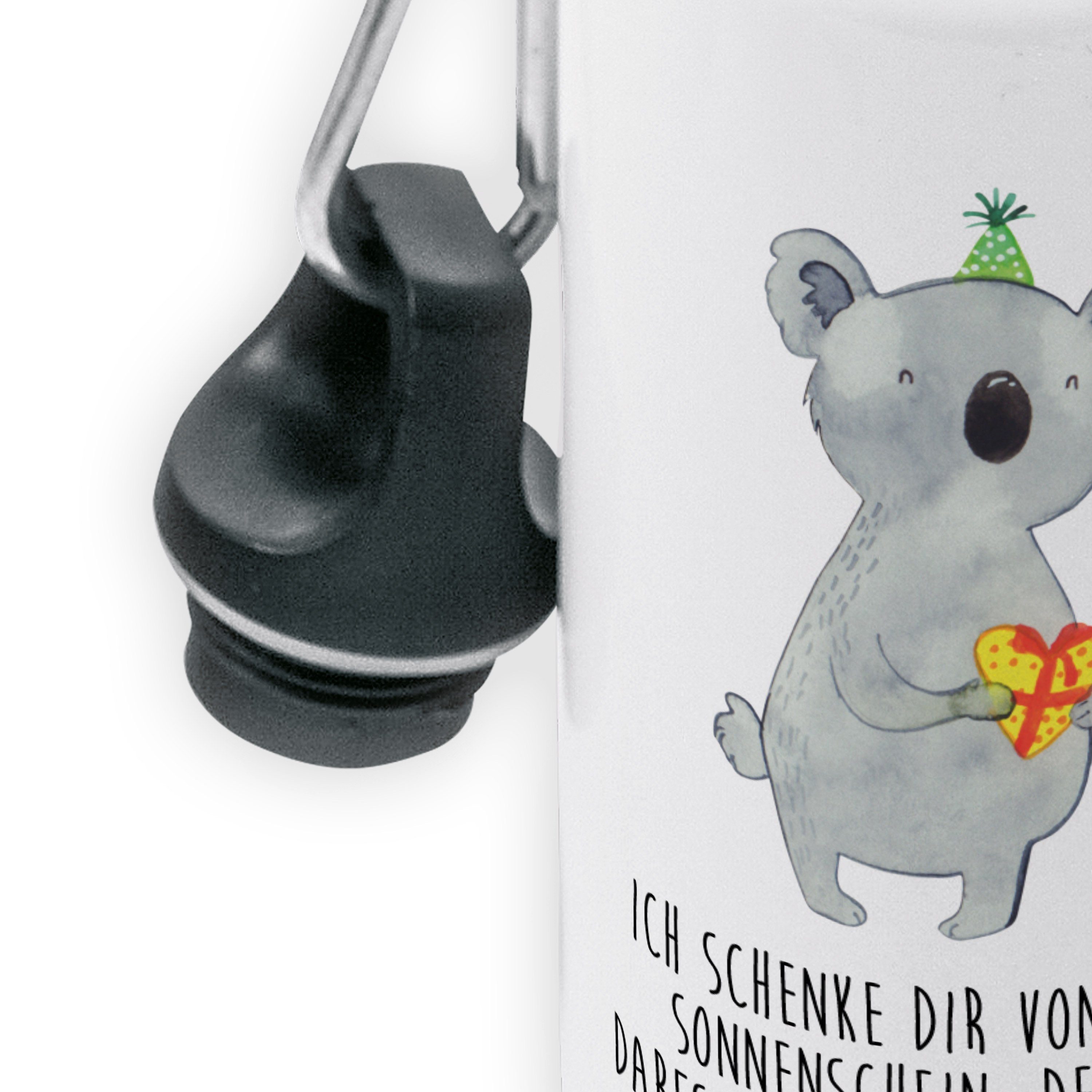 Mr. & Mrs. Panda Trinkflasche, Geschenk Koala - - Kindertrinkflasche, Weiß Kinder Trinkflasche Part
