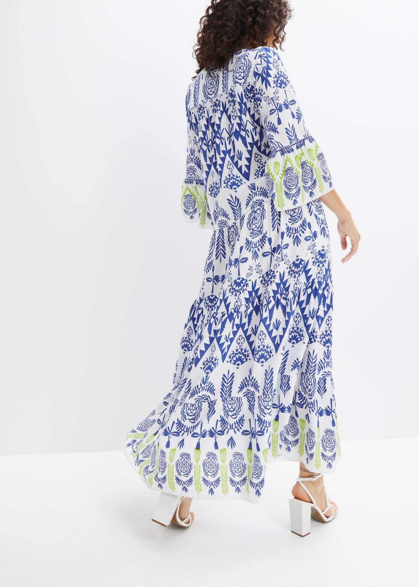 bonprix Maxikleid für besondere Anlässe, aus Viskose, ausgestellte Passform