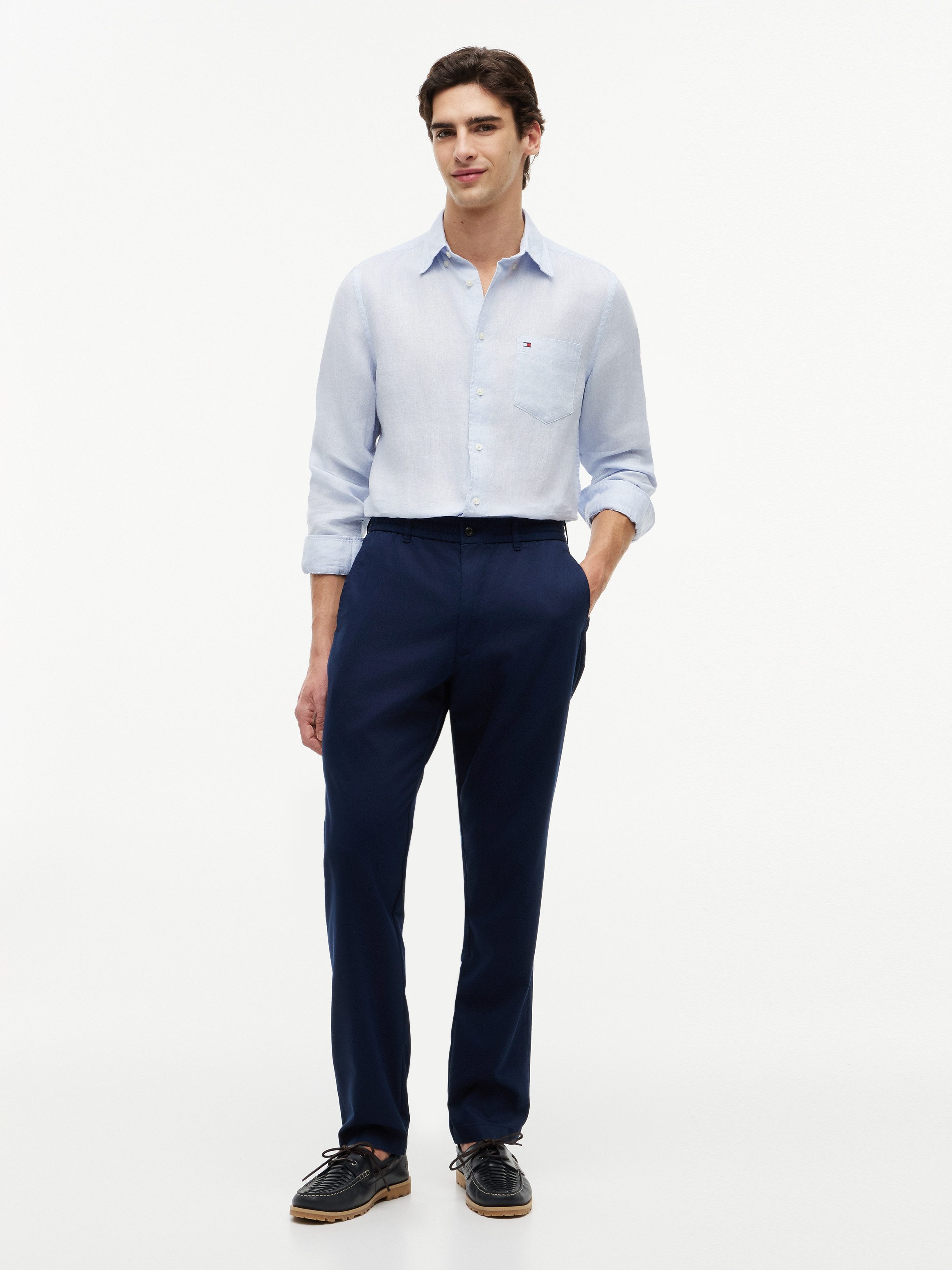 Tommy Hilfiger Chinohose DOVER 3/4 ELASTICATED TENCEL Regular Fit Stretch aus Twill – Bild 4 von 5