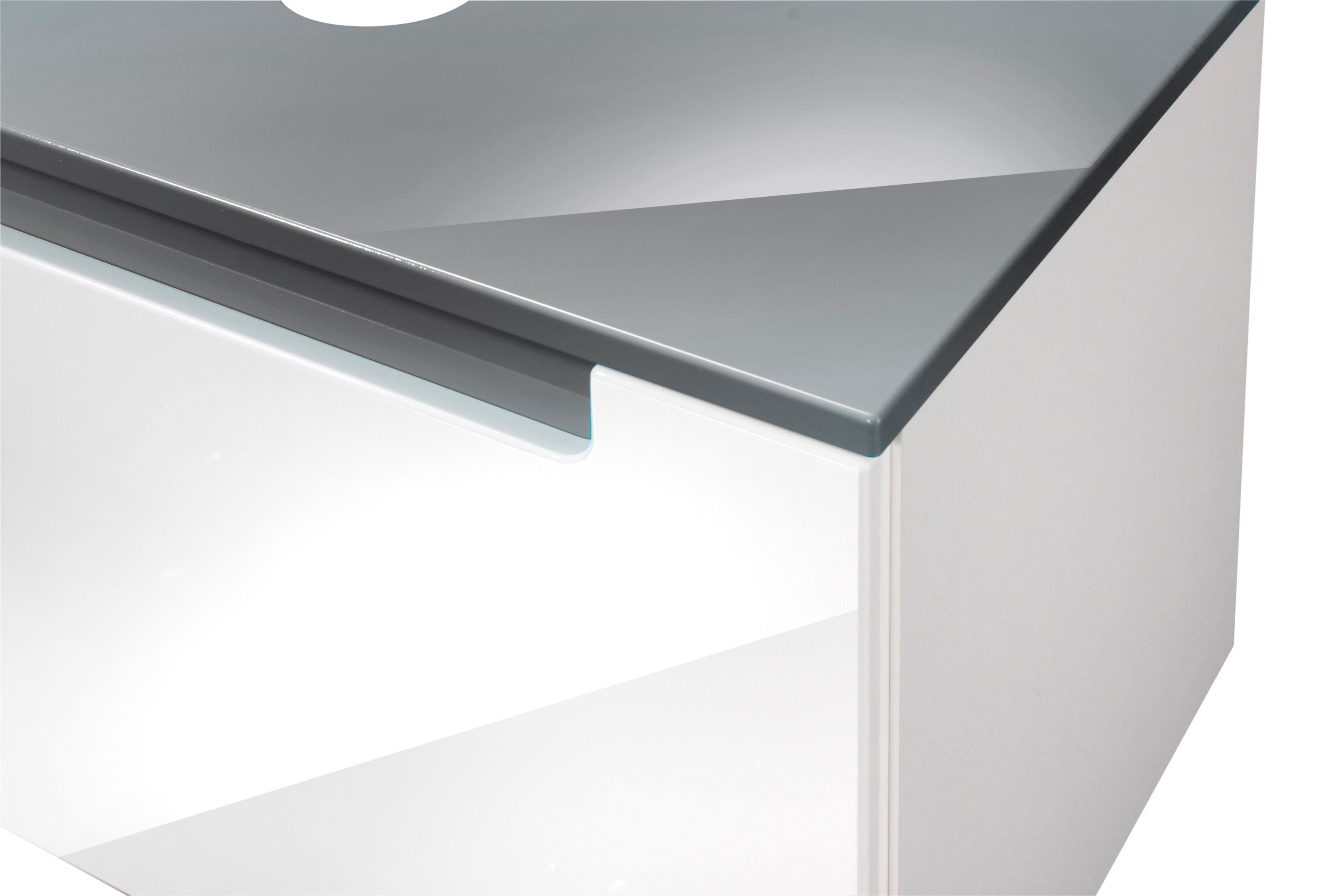 welltime Waschbeckenunterschrank Siena Badmöbel, Breite 60 cm – Bild 4 von 5