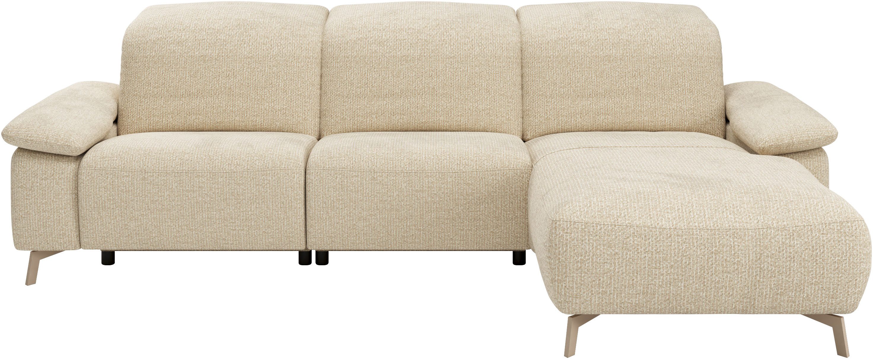 Musterring Ecksofa MR 370, intelligenter Komfort im modernen Design, Optionale Relaxfunktion, flexible Kopfteile & klappbare Armlehnen