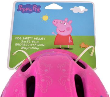 Volare Kinderfahrradhelm Peppa Pig Kinder Fahrradhelm Rosa 51-55 cm 3 - 12 Jahre