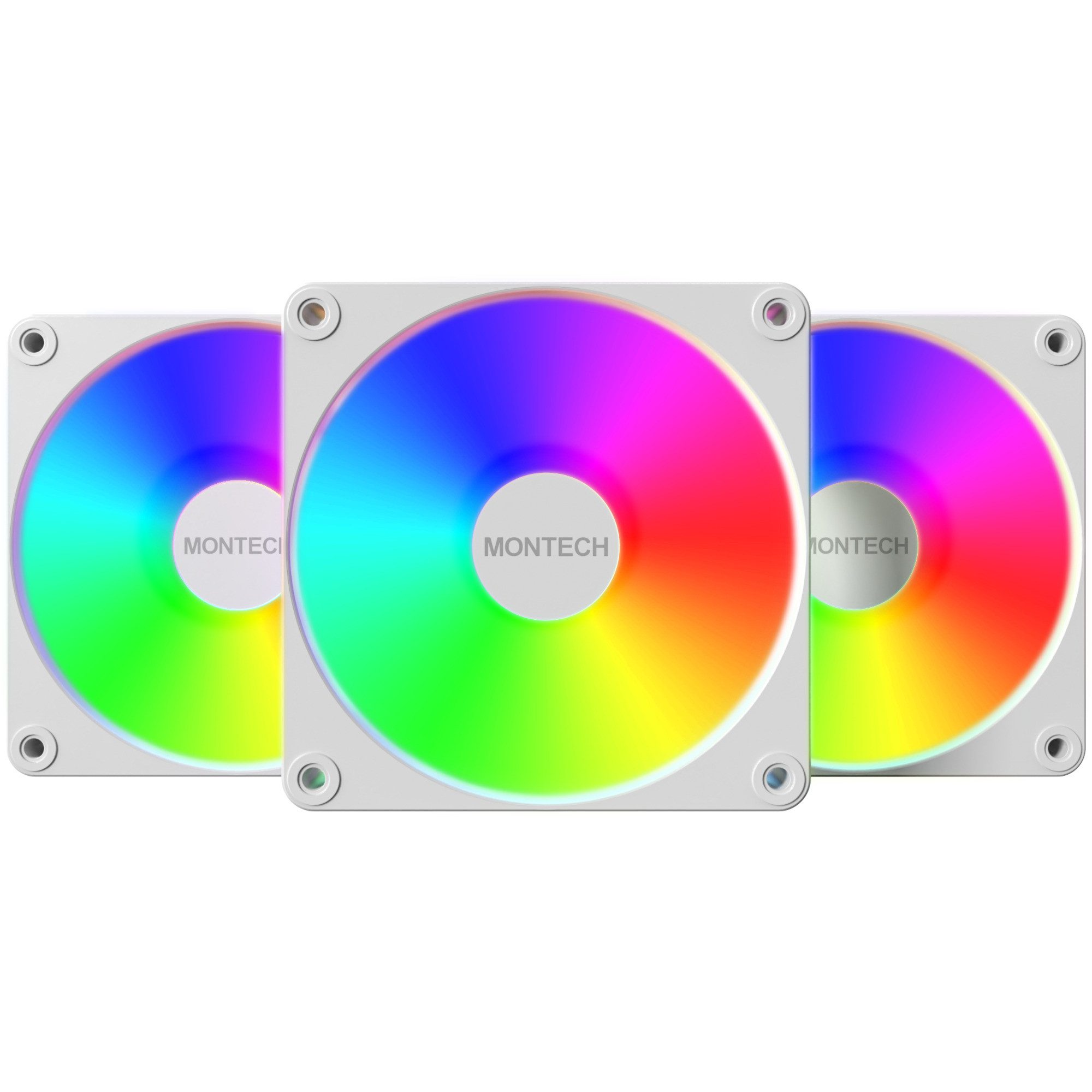 MONTECH Gehäuselüfter Montech GF120R V2 ARGB, Gehäuselüfter, (3er Pack