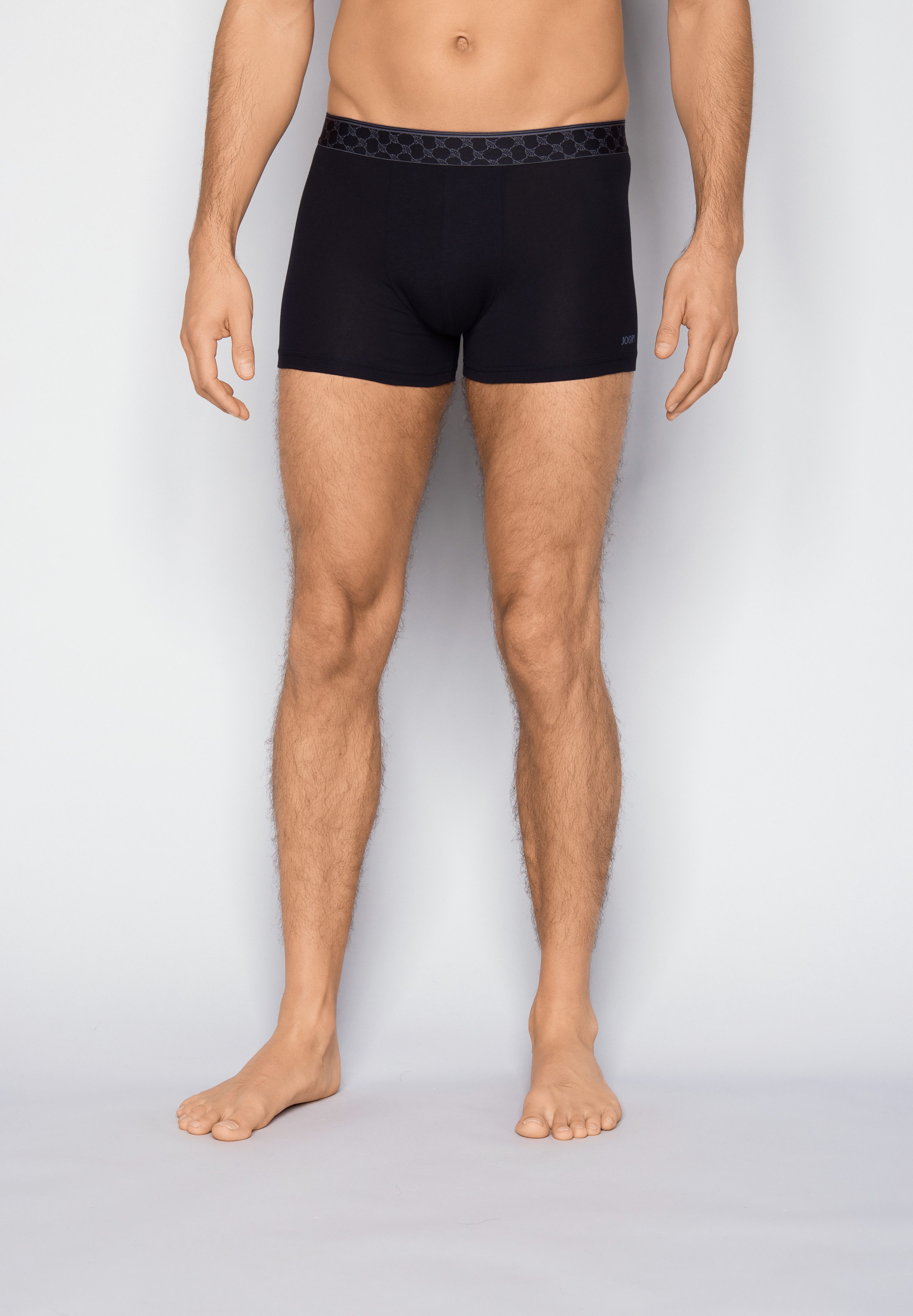 JOOP! Boxershorts Everyday (3er Pack) ohne Eingriff, Cornflower-Logobund, Baumwollmix
