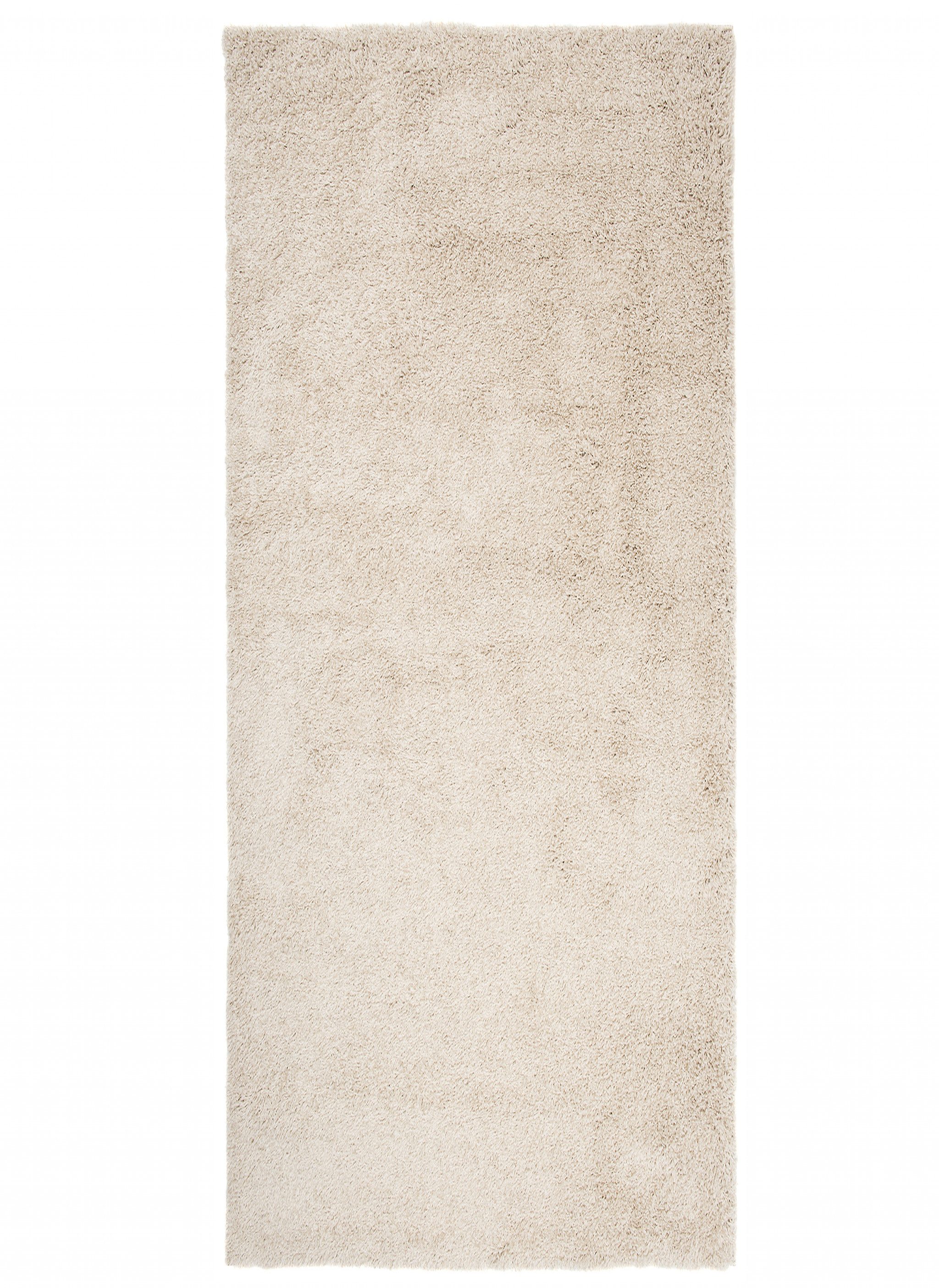 Tapiso Hochflor-Läufer ESSENCE, rechteckig, Höhe: 40 mm, seidiger Glanz in Uni-Farben, Flur, Diele