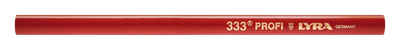 LYRA Bleistift, Zimmermanns 333 oval rot 30 cm