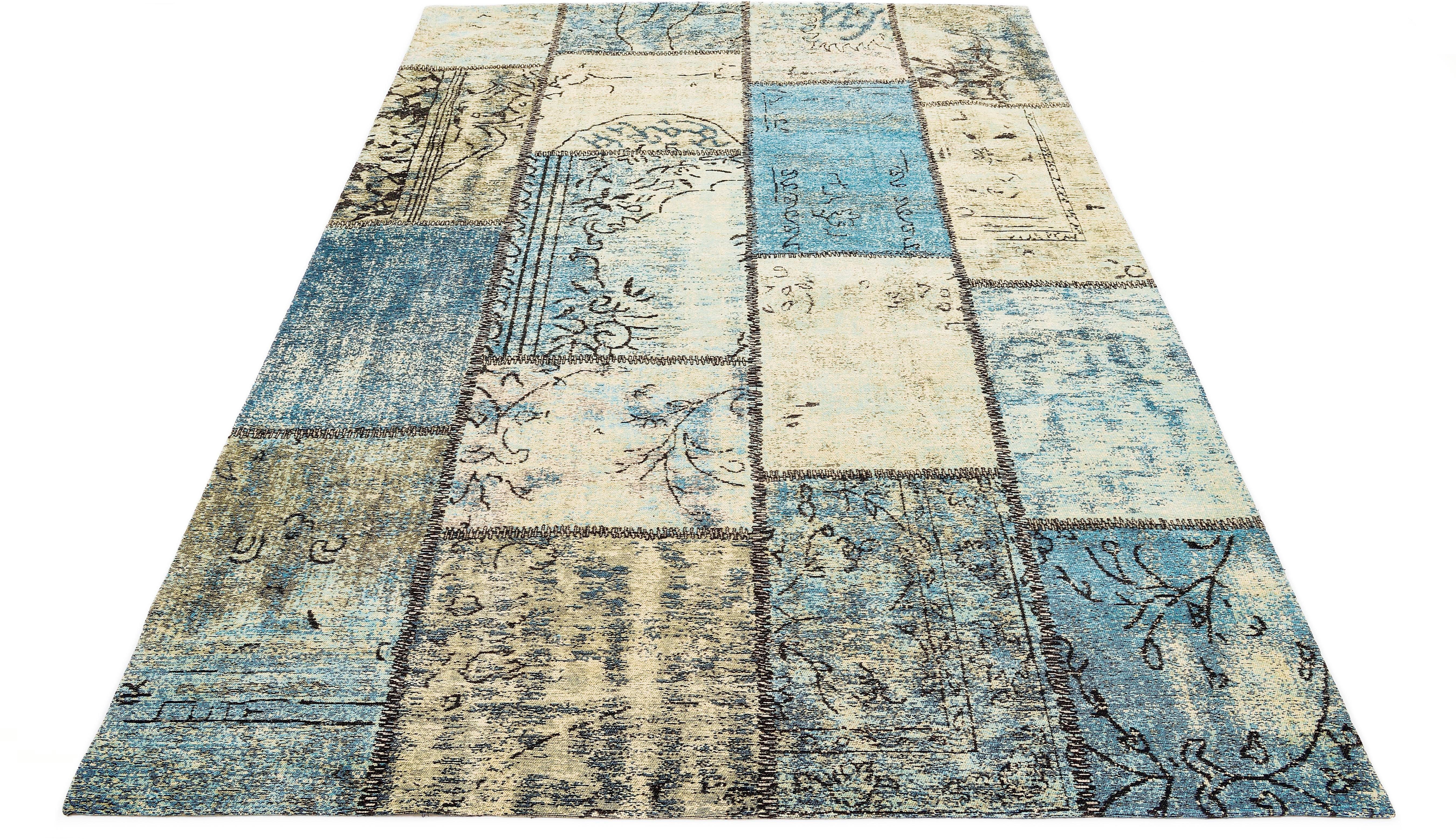 Teppich »Patch«, GALLERY M branded by Musterring, rechteckig, Höhe 5 mm,  Flachgewebe, Wohnzimmer online kaufen | OTTO