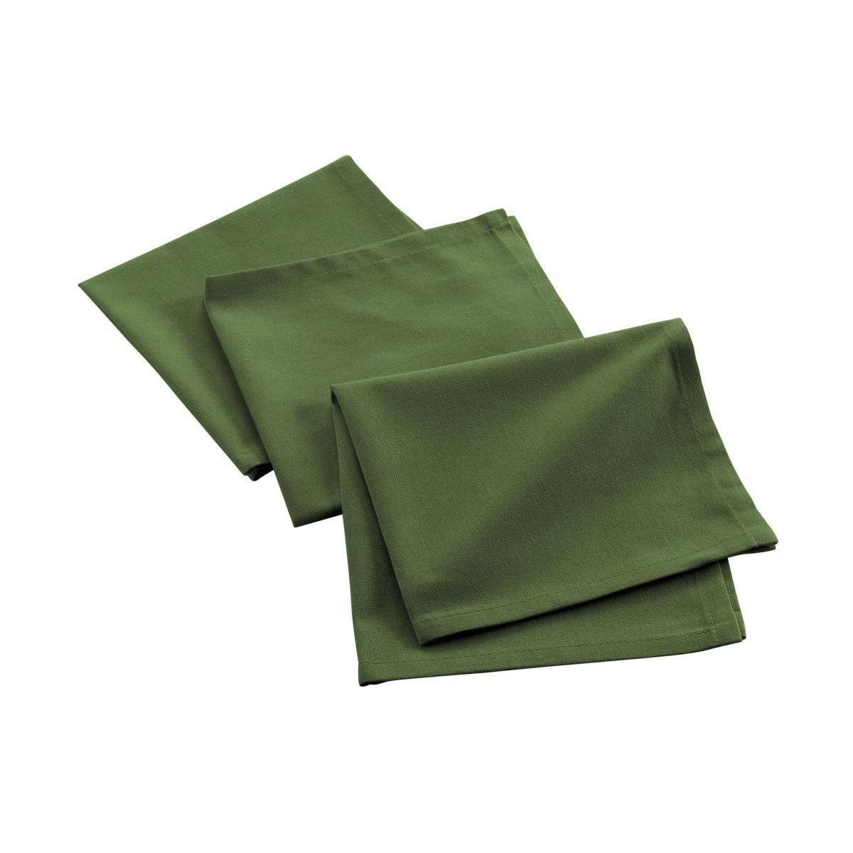 Douceur d'intérieur Stoffserviette Stoffservietten MISTRAL, recycelte Baumwolle, 3er-Set