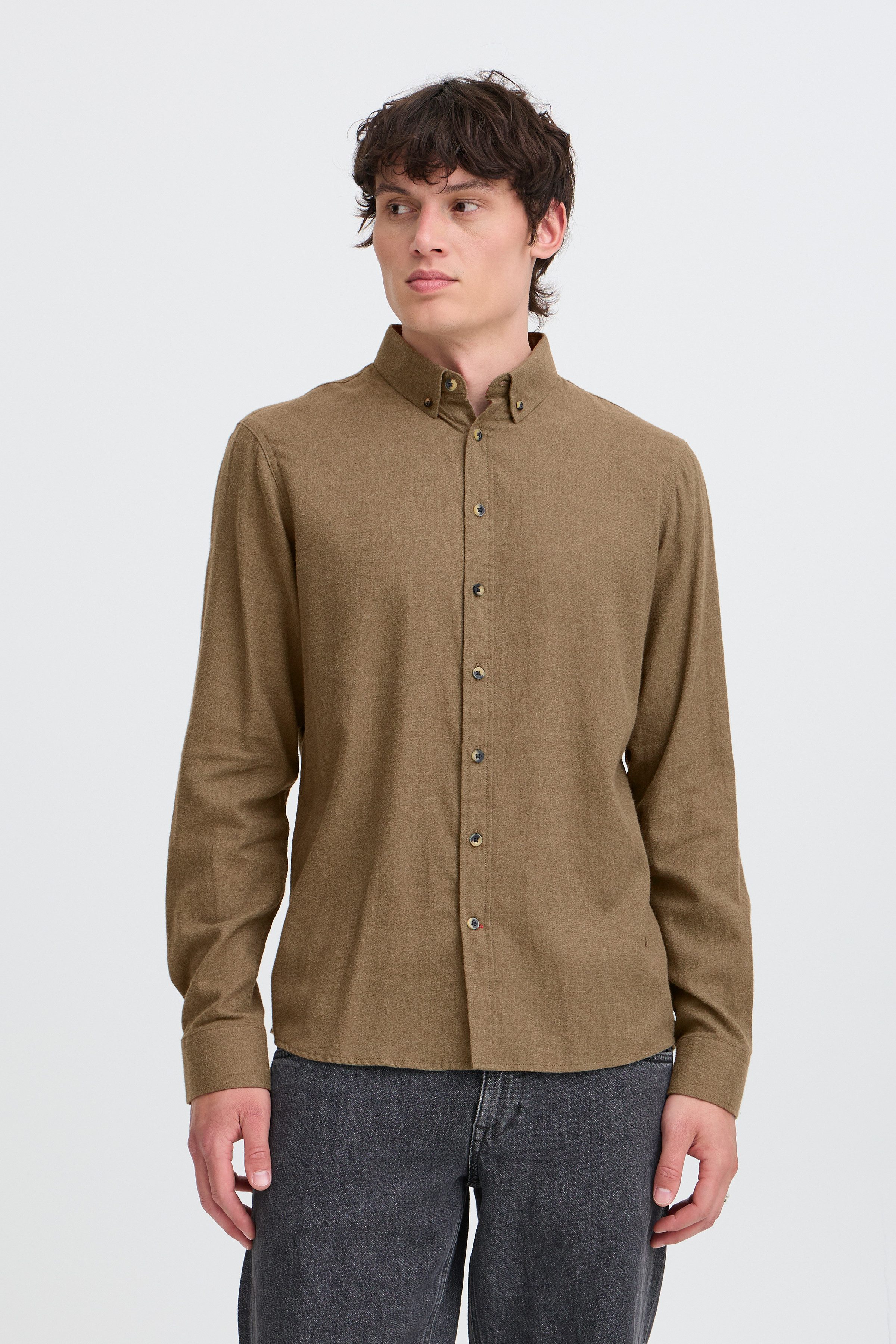 Blend Langarmhemd BHBurley shirt Baumwolle, regular fit