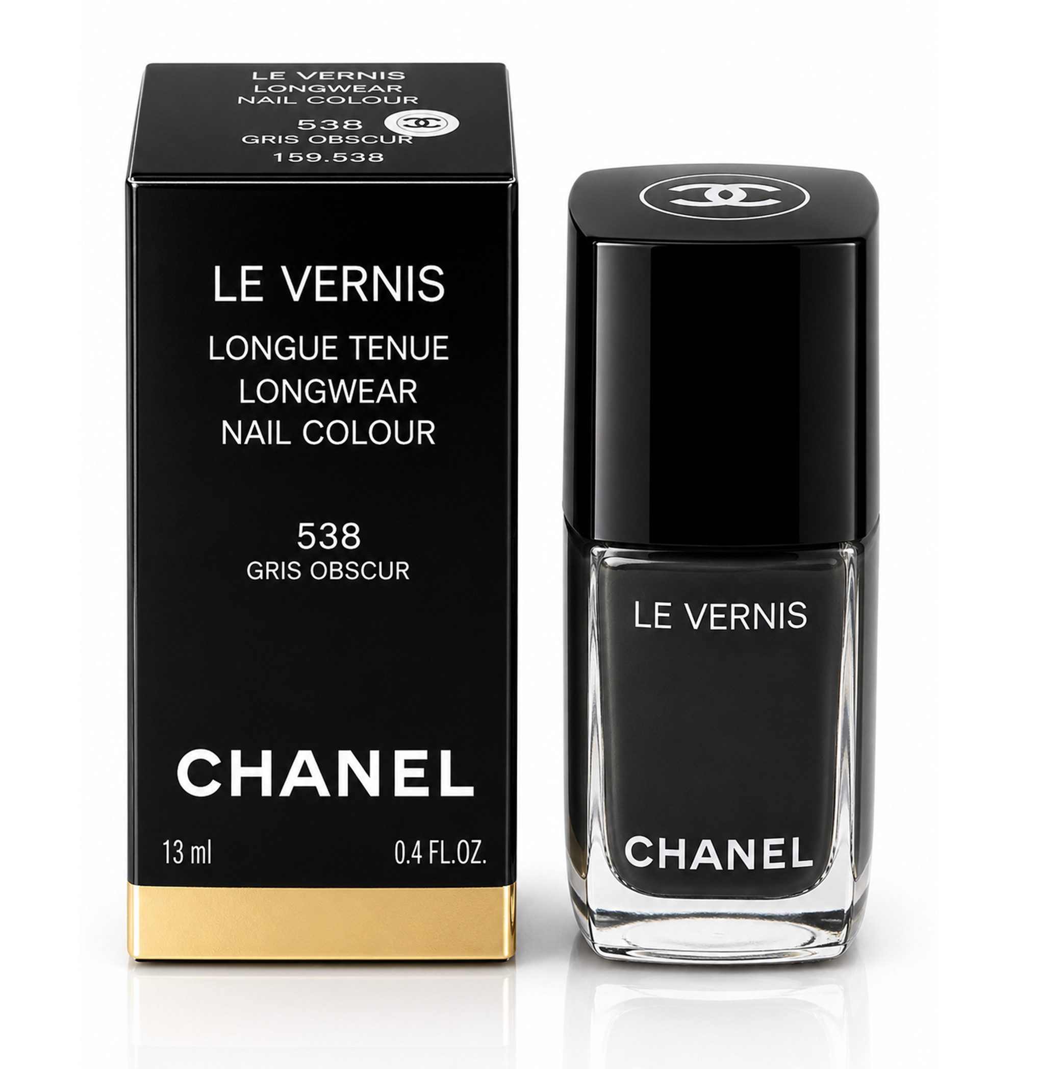 CHANEL Nagellack Chanel Le Vernis Longwear Nagellack 13ml 538 Gris Obscur