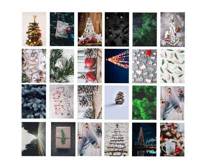 Weihnachtswunder® Weihnachtskarte 48x Weihnachten Geschenkkarten Grußkarten Karten Postkarten