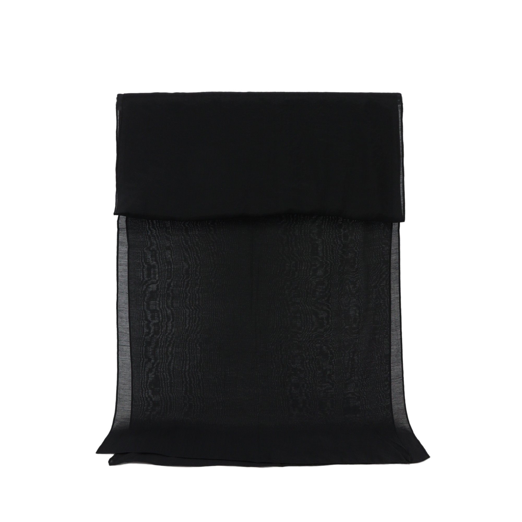 ZEBRO schwarz Modeschal Uni Schal