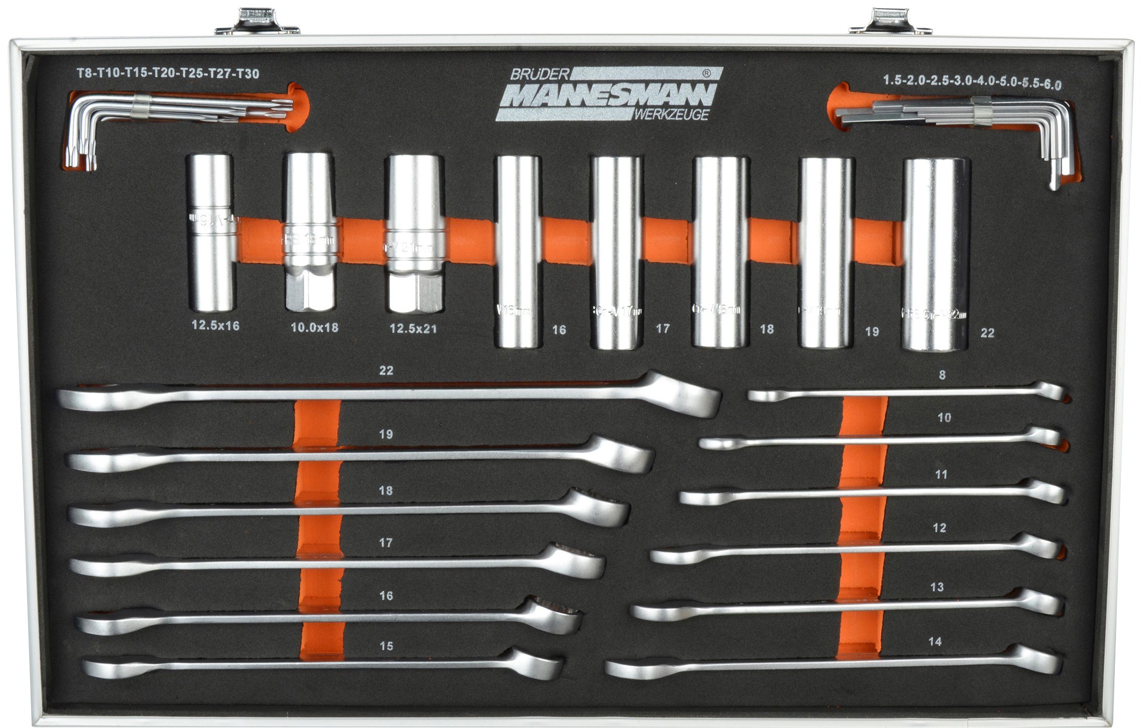 Brüder Mannesmann 232-tlg. Steckschlüsselsatz 1/4" & 1/2" günstig online kaufen