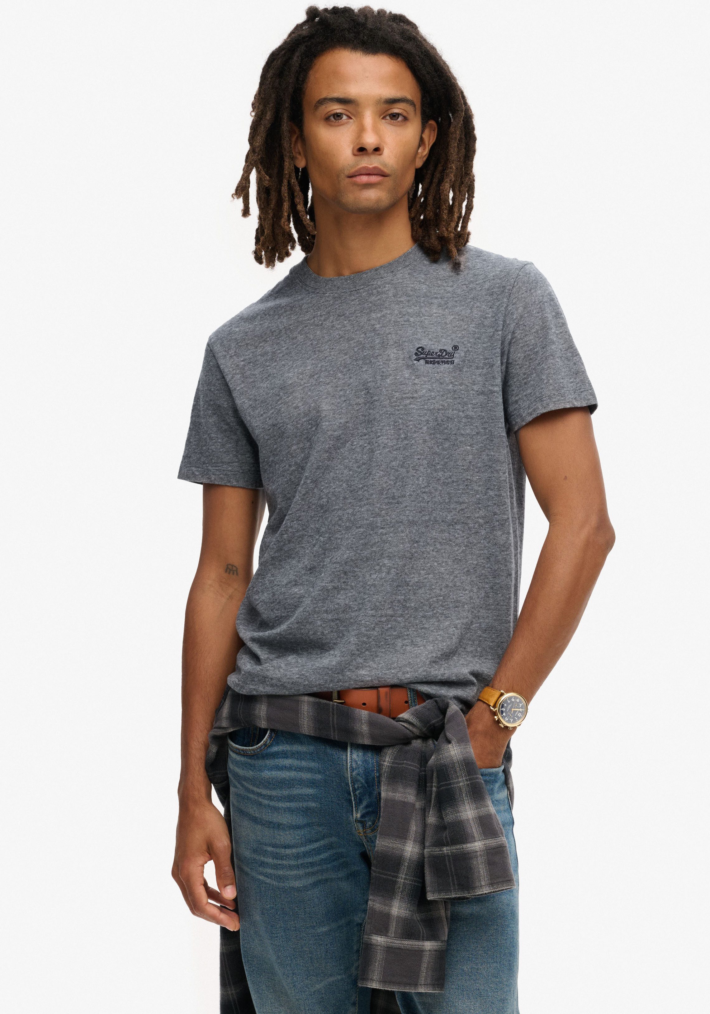 Superdry Rundhalsshirt ESSENTIAL LOGO EMB TEE günstig online kaufen