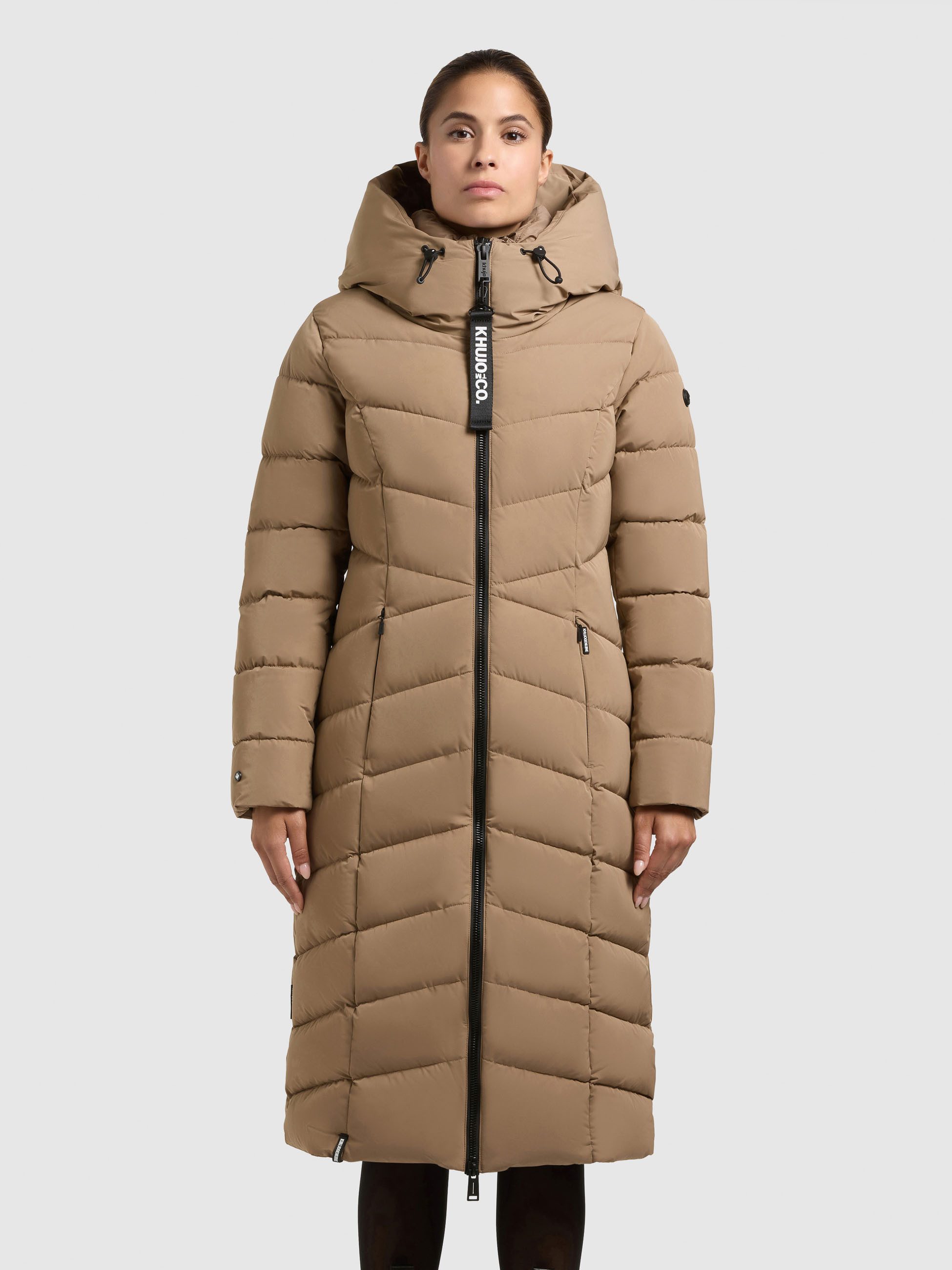 khujo Steppmantel FISKA Kapuze mit elastischem günstig online kaufen