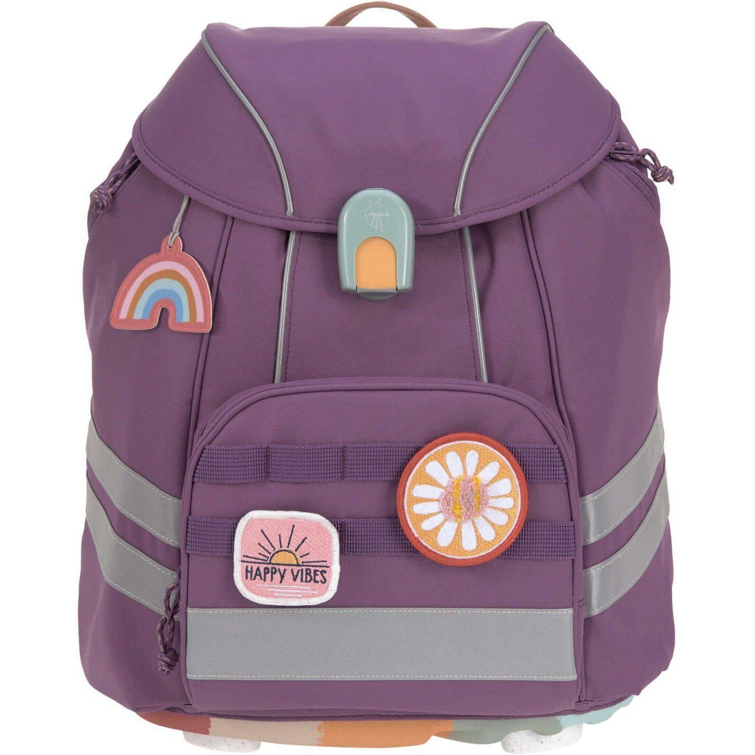 LÄSSIG Schulranzen Schulranzen Set 7-tlg. Flexy Unique purple