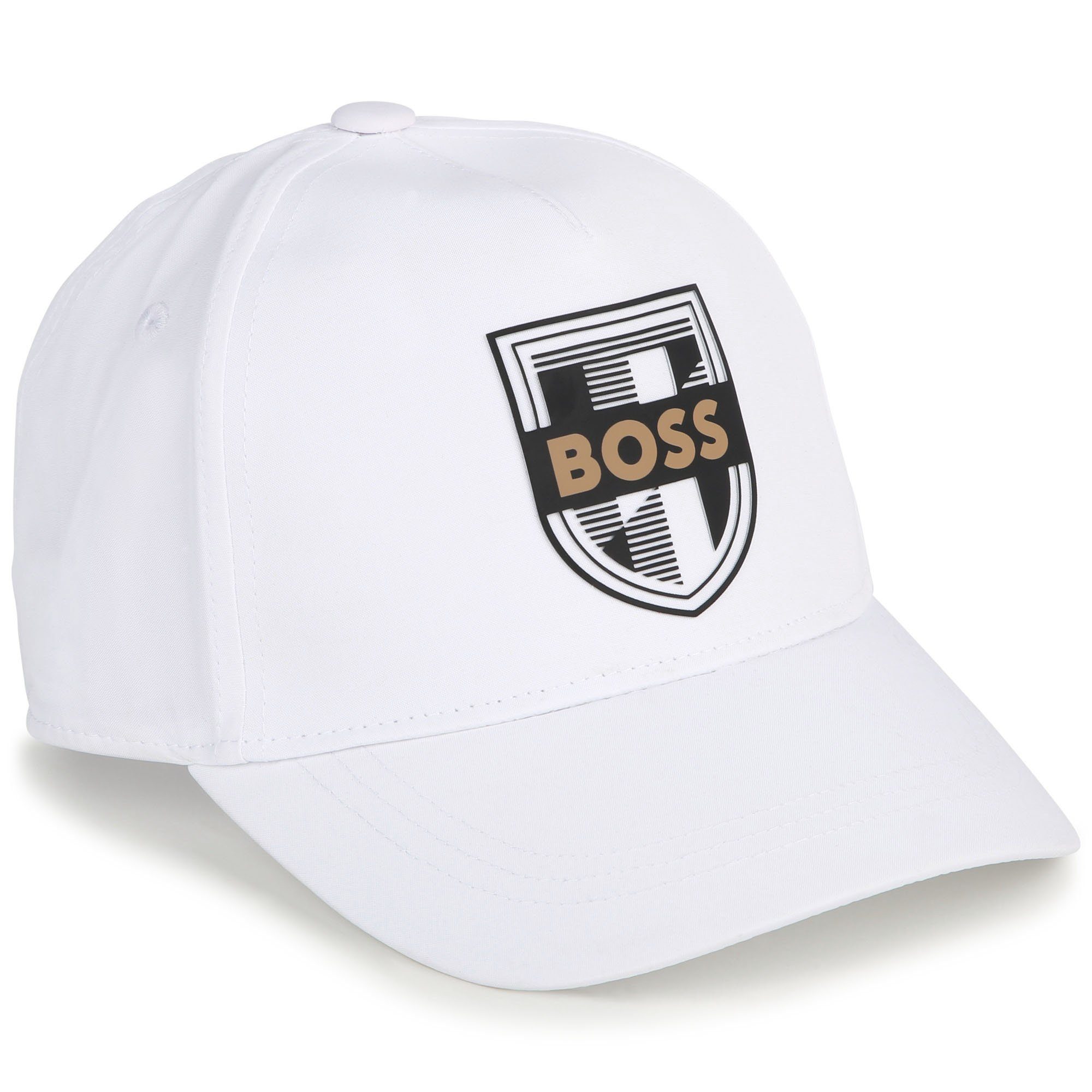 BOSS Baseball Cap BOSS Kids Kappe weiß mit Front Logo