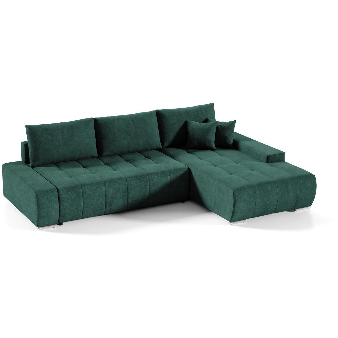 Beautysofa Ecksofa Draco L mit Schlaffunktion, in pflegeleichten Stoffen, B günstig online kaufen