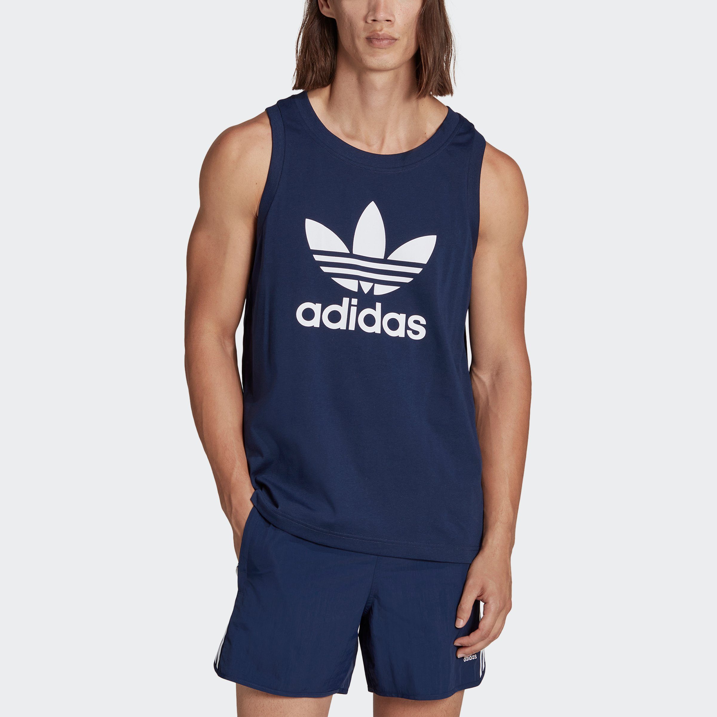 CLASSICS TREFOIL adidas Originals Tanktop Night ADICOLOR Indigo