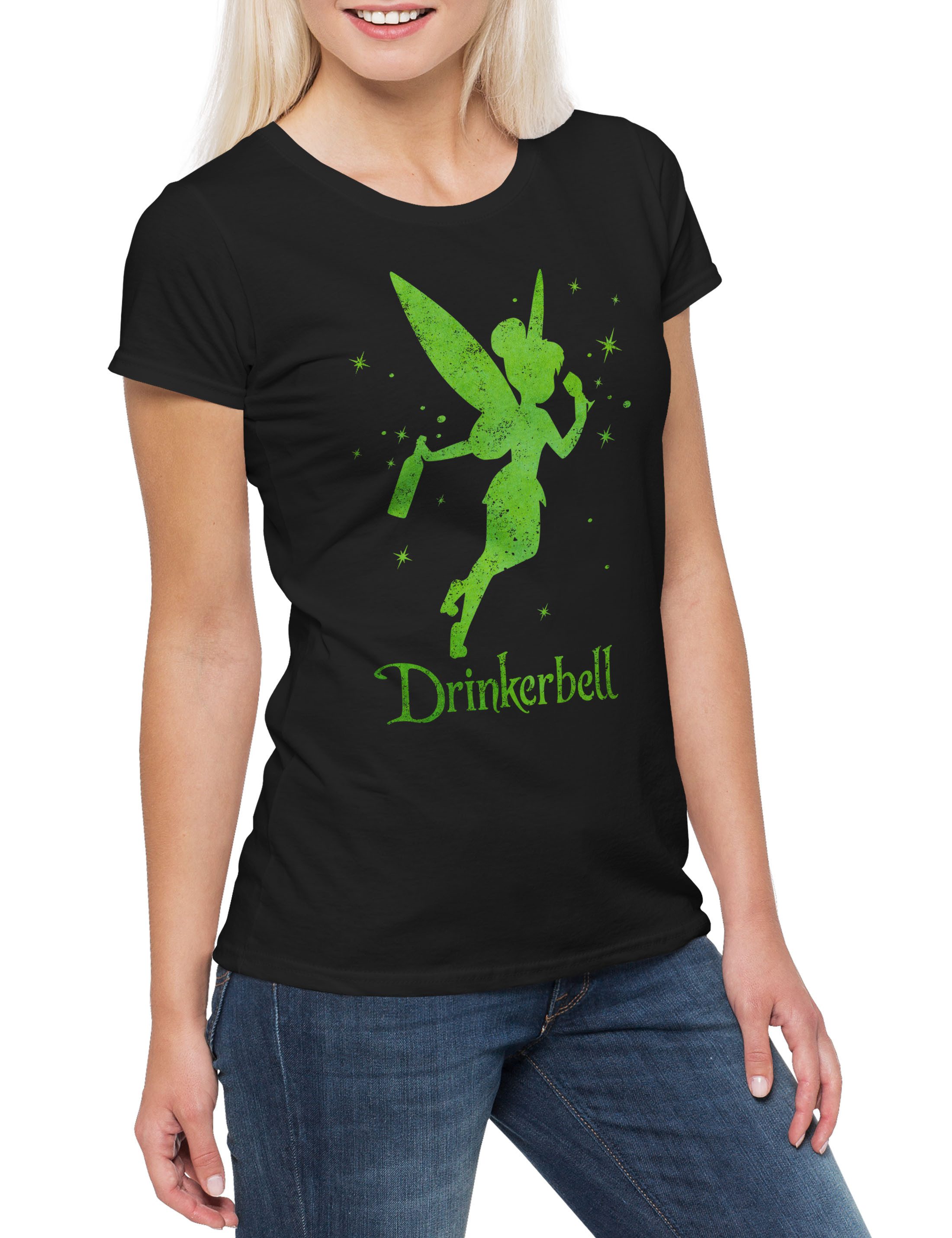 Urban Backwoods Print-Shirt Drinkerbell Damen T-Shirt günstig online kaufen