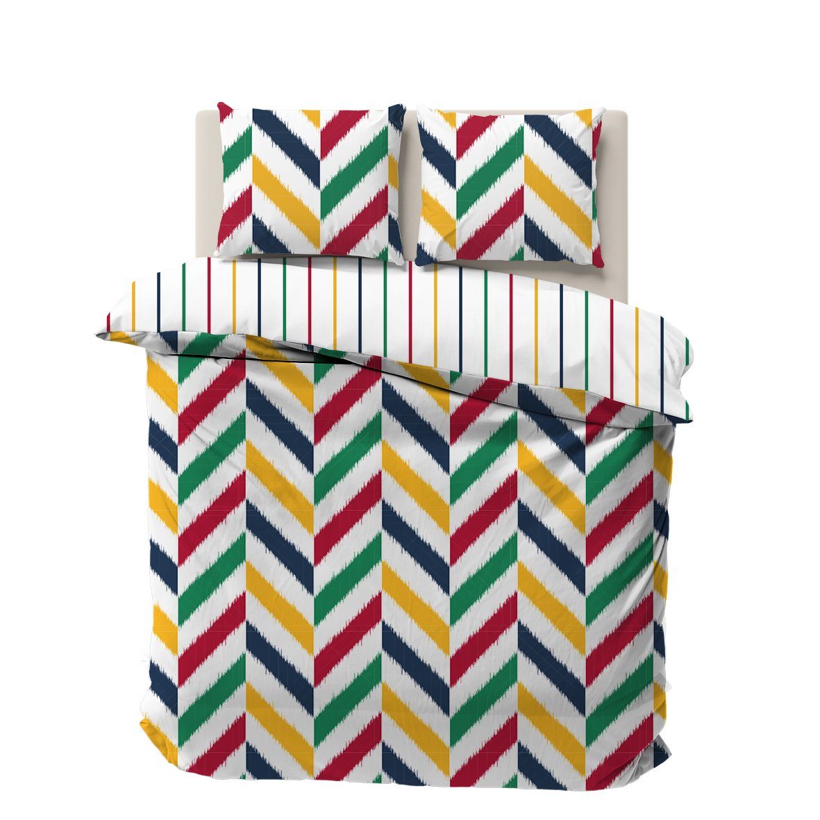 NAUTICA HOME Bettwäsche Nautica Bettwäsche-Set HERRING (2 tlg), 100% Baumwolle, modernes Muster, besonders weich und pflegeleicht