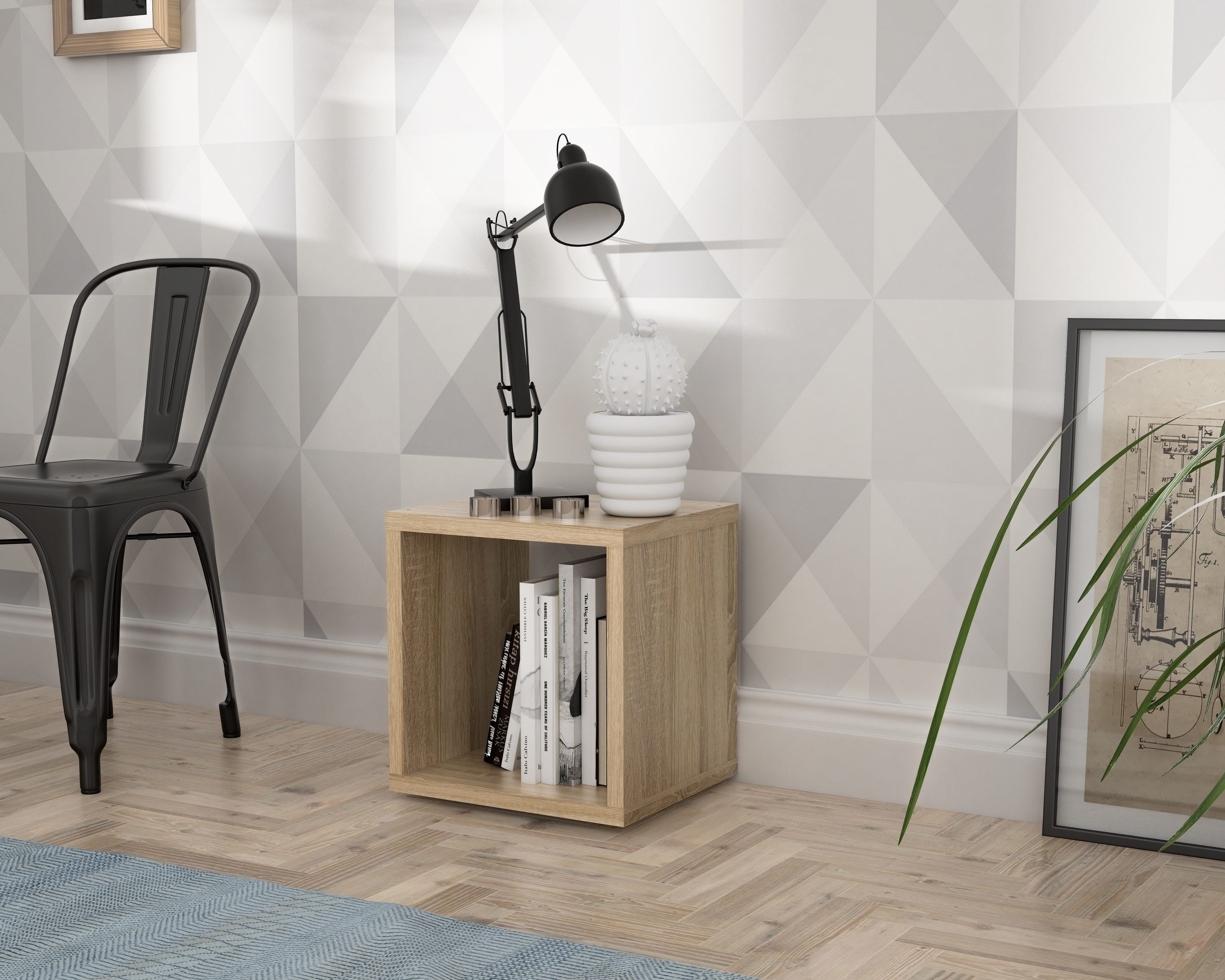 freiraum Regalwürfel MAURO, in Sonoma Eiche Dekor - 39,5x39,7x32,9cm (BxHxT)