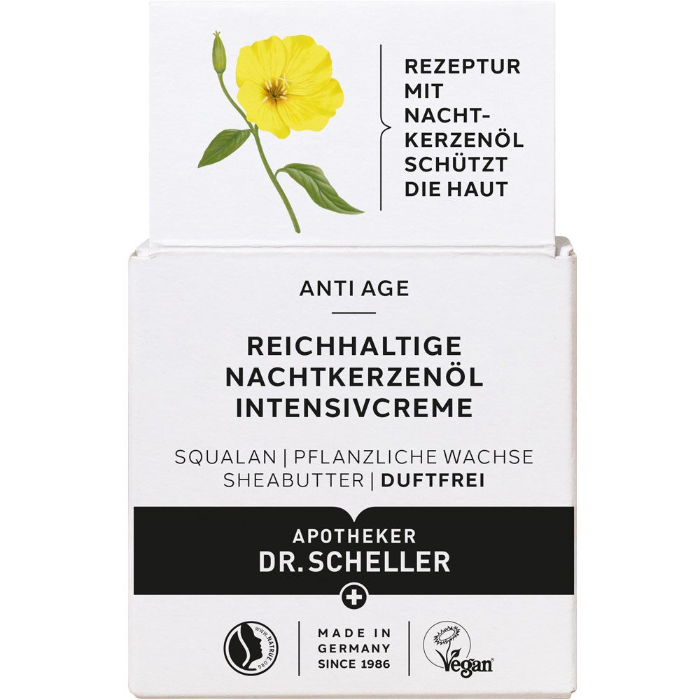 Dr. Scheller Gesichtspflege Reichhaltige Nachtkerzenöl Intensivcreme, 50 ml