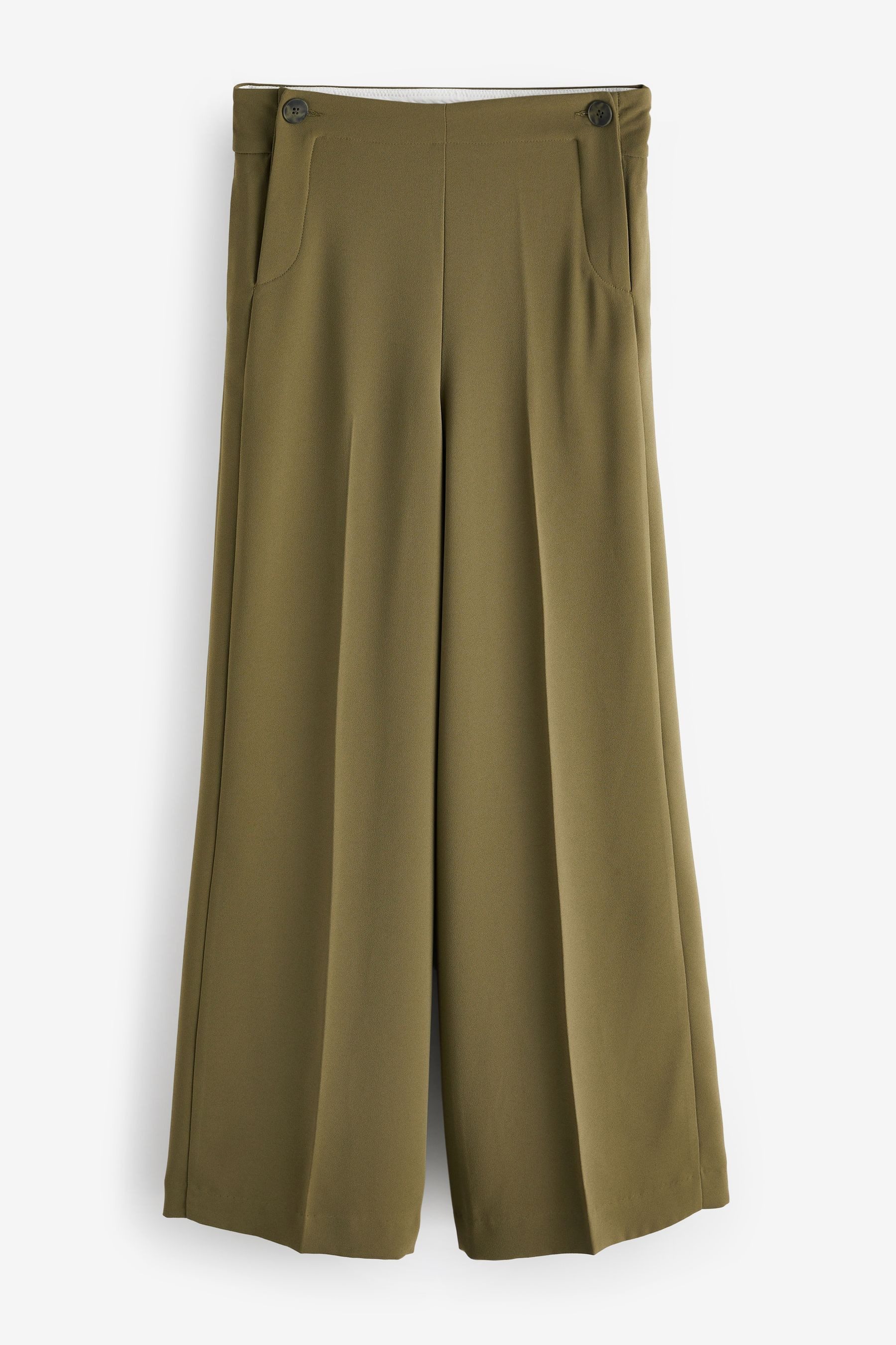Next Marlene-Hose Crêpe-Hose mit extraweitem Bein-Kurzgröße günstig online kaufen