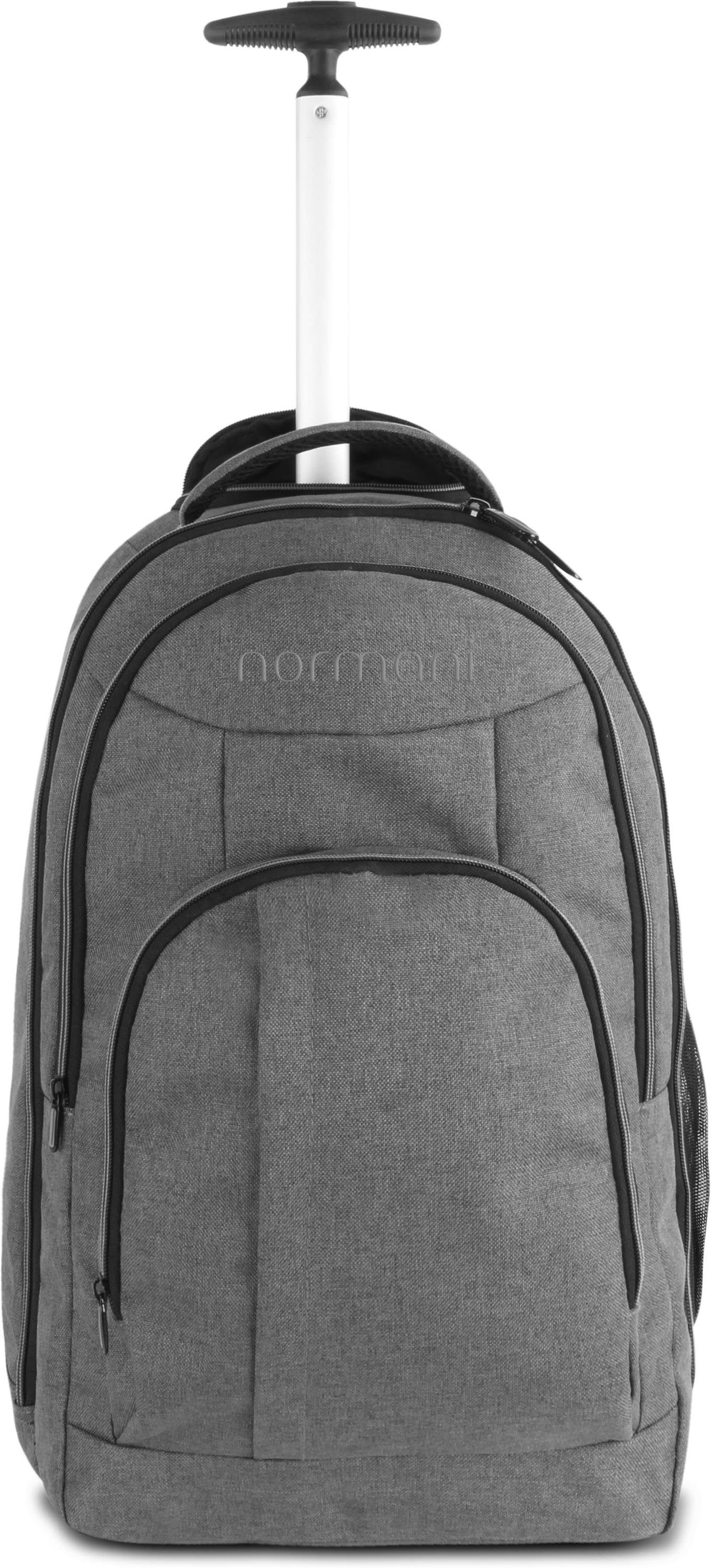 normani Reisetasche Rucksack mit Trolleyfunktion 30 Liter Yori, Trolley-Rucksack mit Rollen – Bild 3 von 5