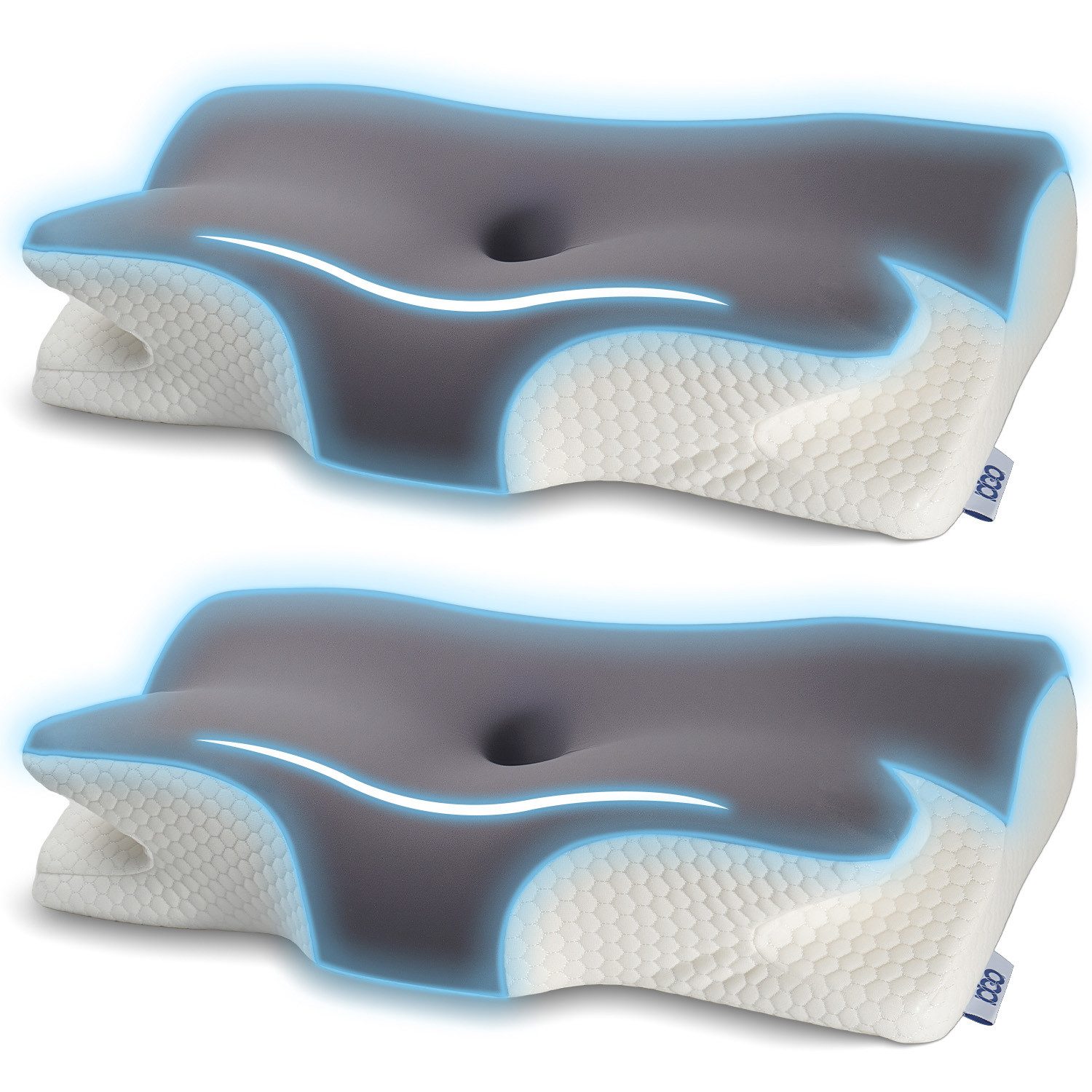 Esun Nackenstützkissen Memory Foam Kissen, Ergonomisches günstig online kaufen