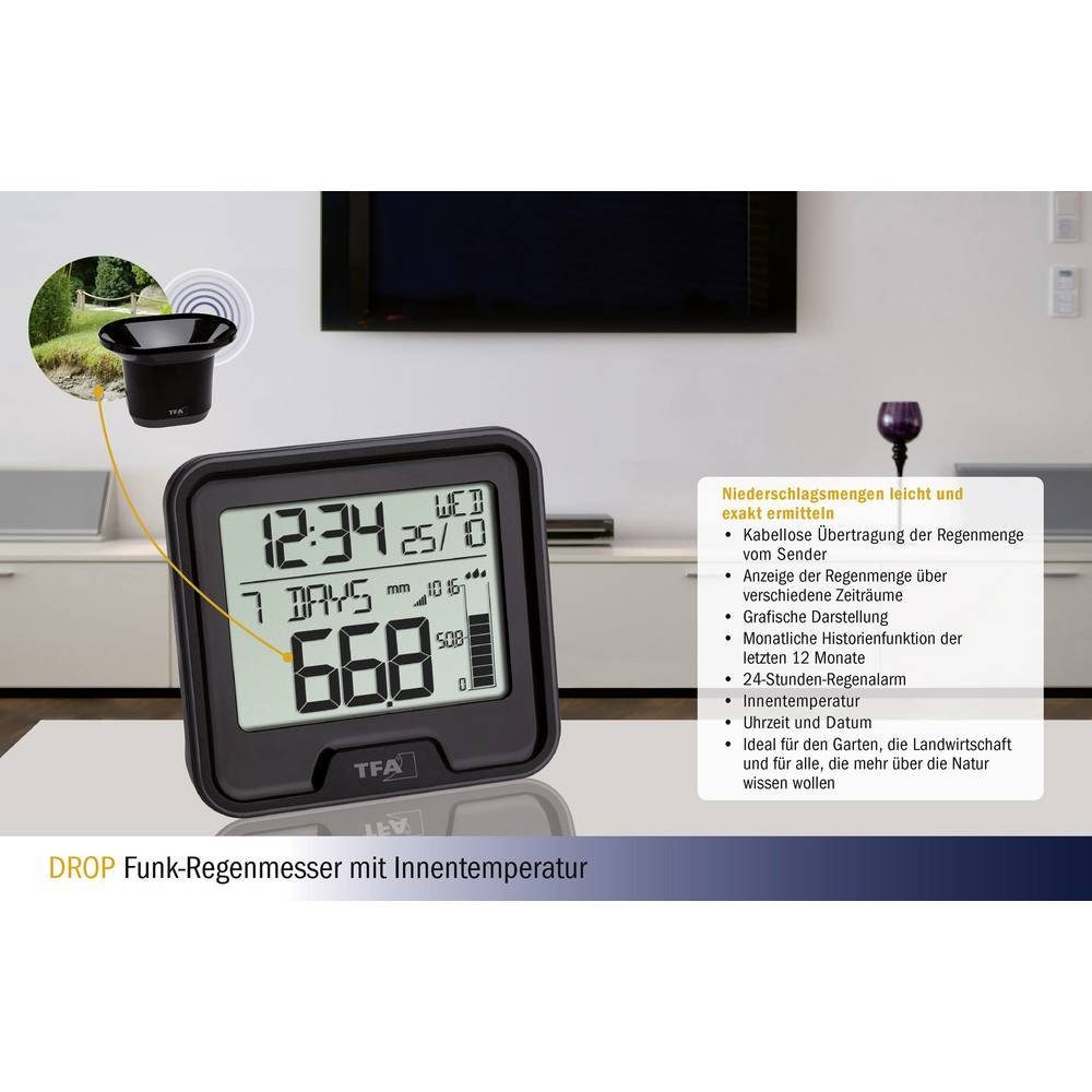 TFA Dostmann Regenmesser 47.3005.01 Regenmesser