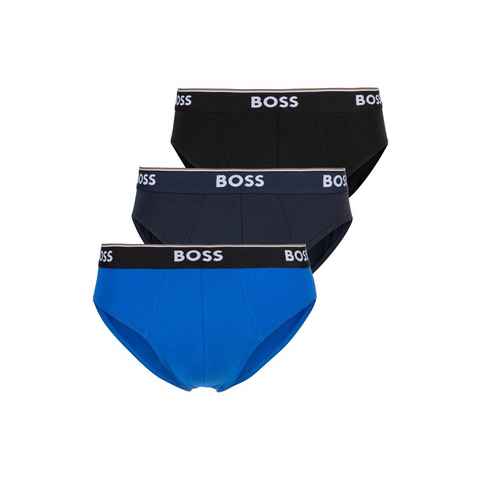 BOSS Slip Brief 3P Power (Packung, 3-St., 3er) mit BOSS Logobund