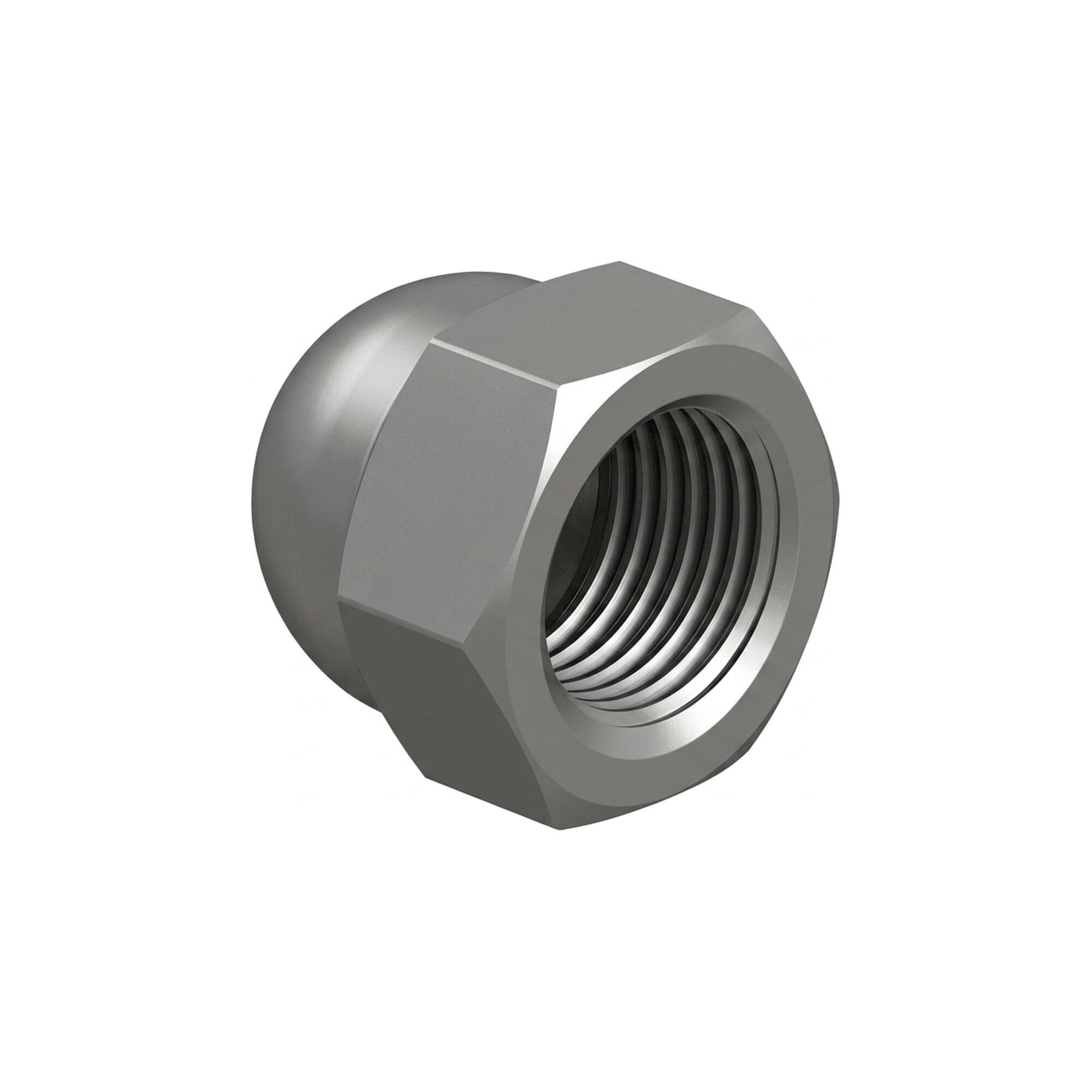 Contorion Hutmutter Hutmutter DIN 1587 M 8 x 1,25 Stahl blank 500 Stk