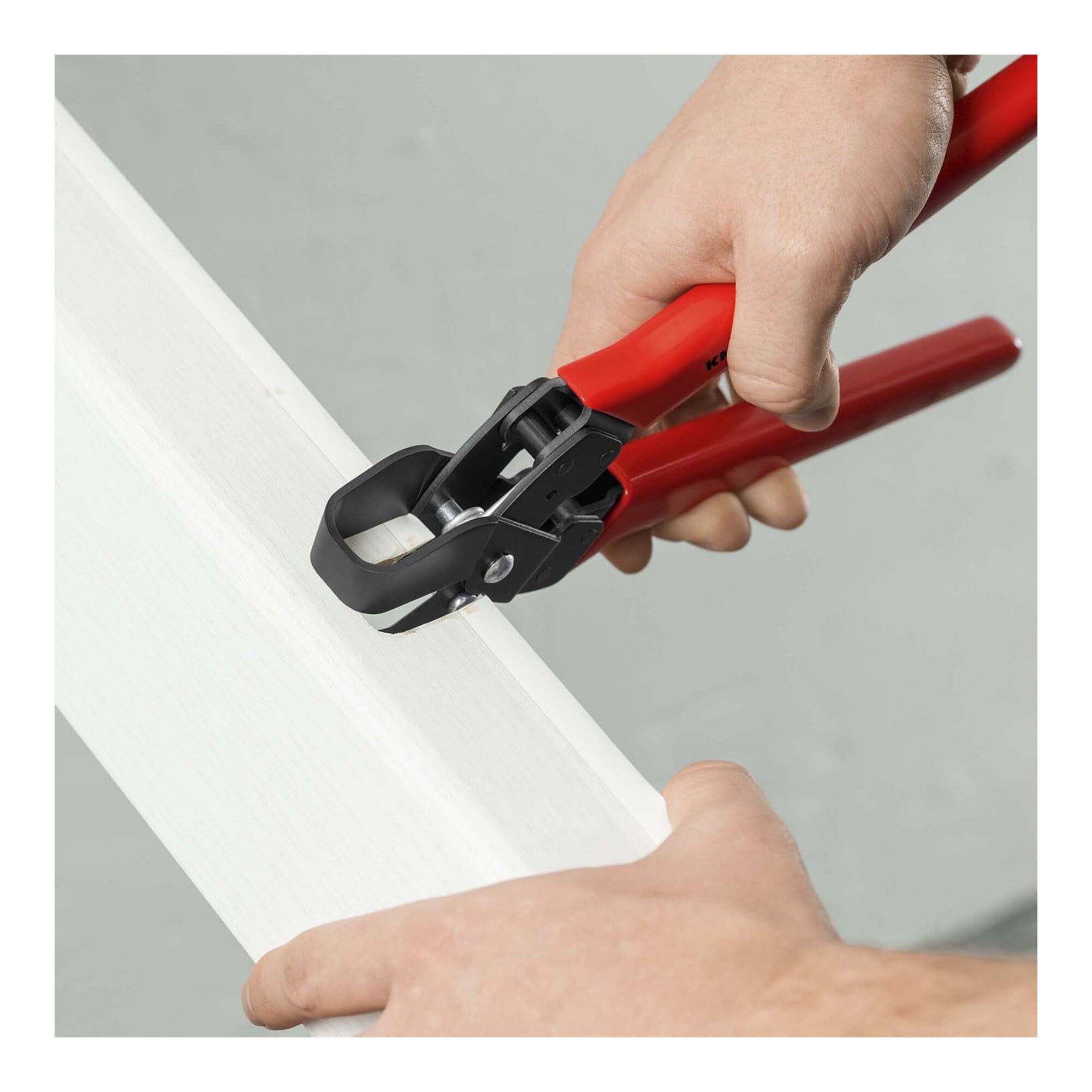 Knipex Spitzzange KNIPEX 90 61 20 Ausklinkzange mit Kunststoff-Hüllen brüniert 250 mm