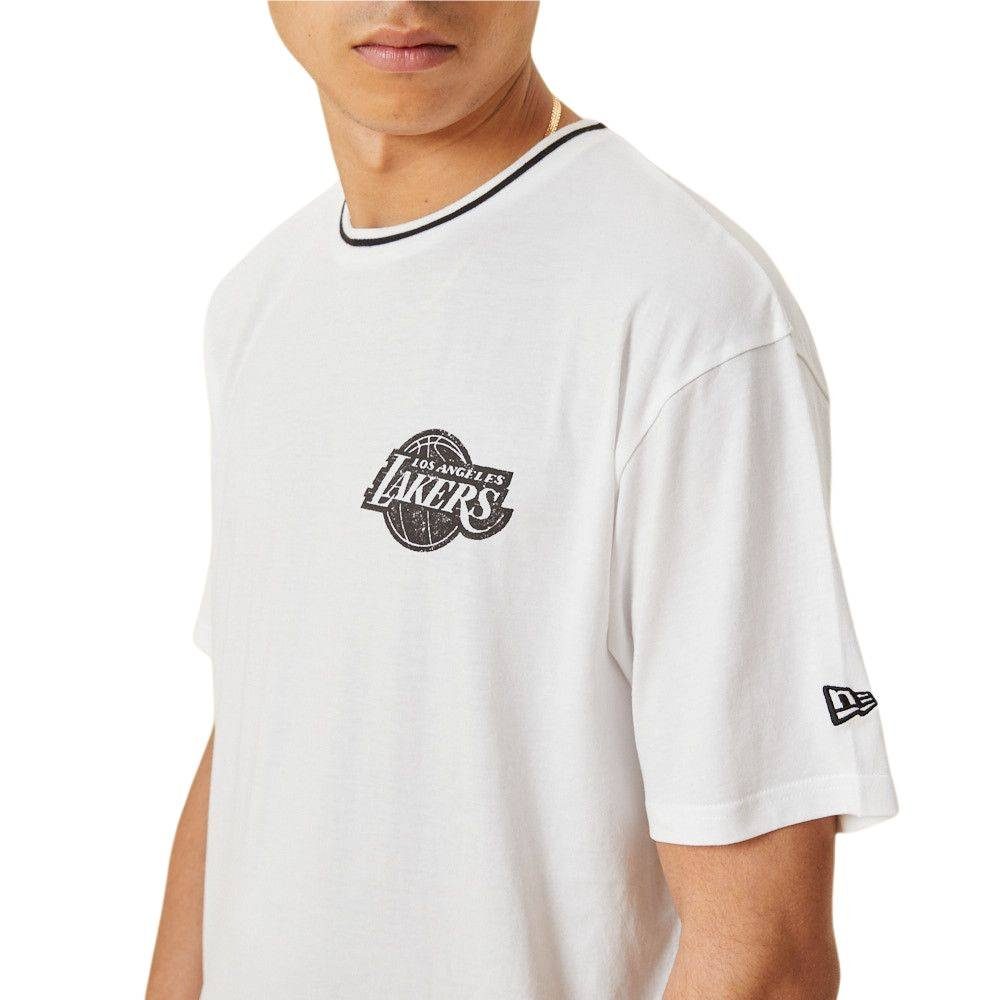 New Era T-Shirt T-Shirt New Era Distressed Graphic Los Angeles Lakers