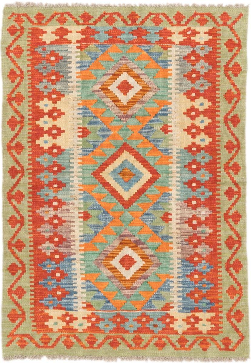 Afghan Orientteppich 82x120 Nain Handgewebter Kelim rechteckig, 3 Trading, Orientteppich, Höhe: mm