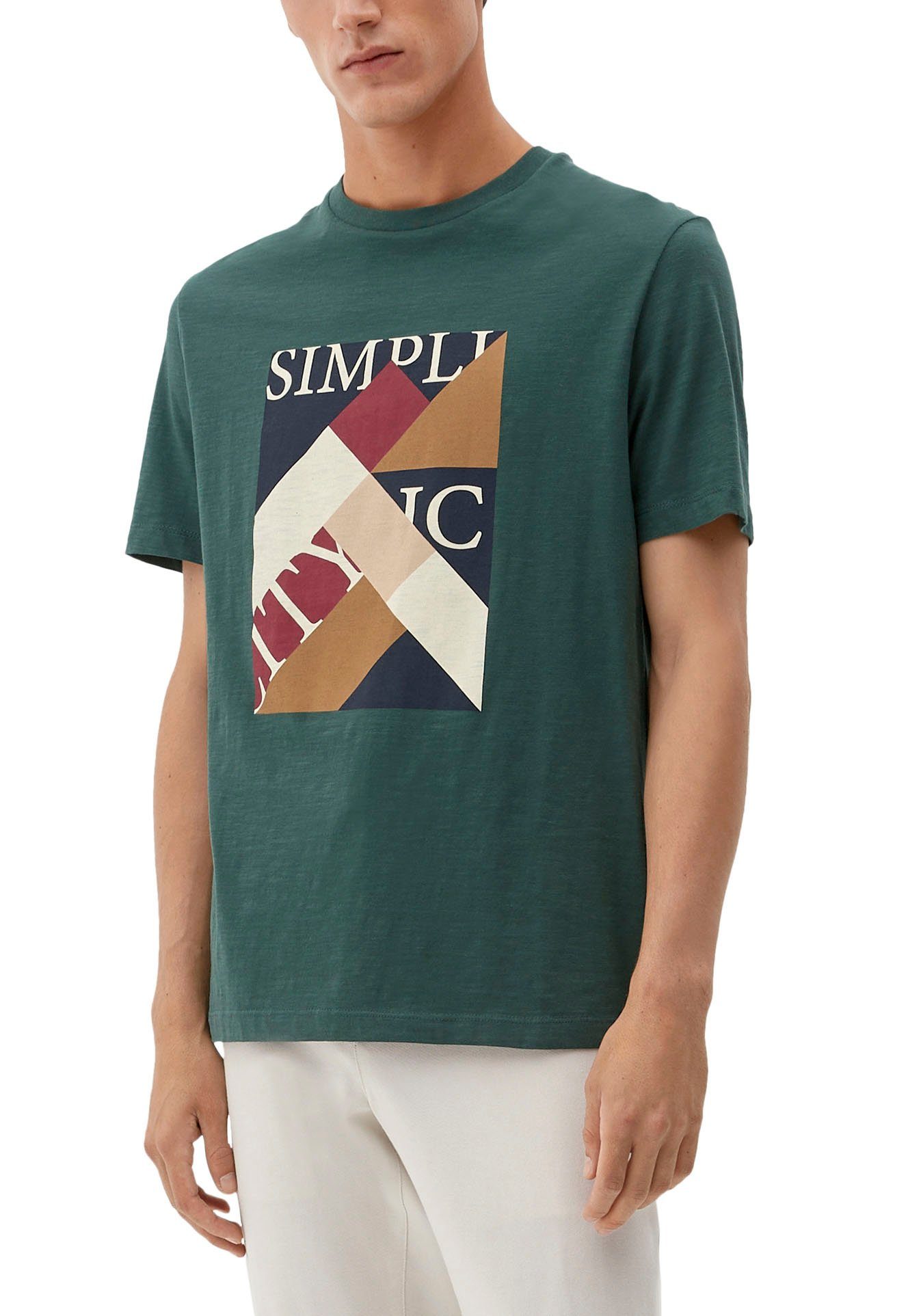 s.Oliver T-Shirt tannengrün