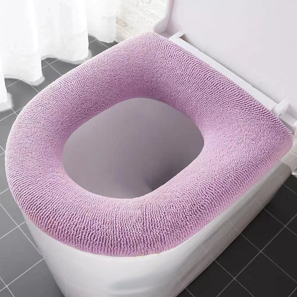 Housruse WC-Sitz 3er-Pack dickes Badezimmer-Toilettensitzkissen, weiches,  dickes, elastisches Toilettenkissen, waschbar, passend für alle ovalen  Toilettensitze (3-St)