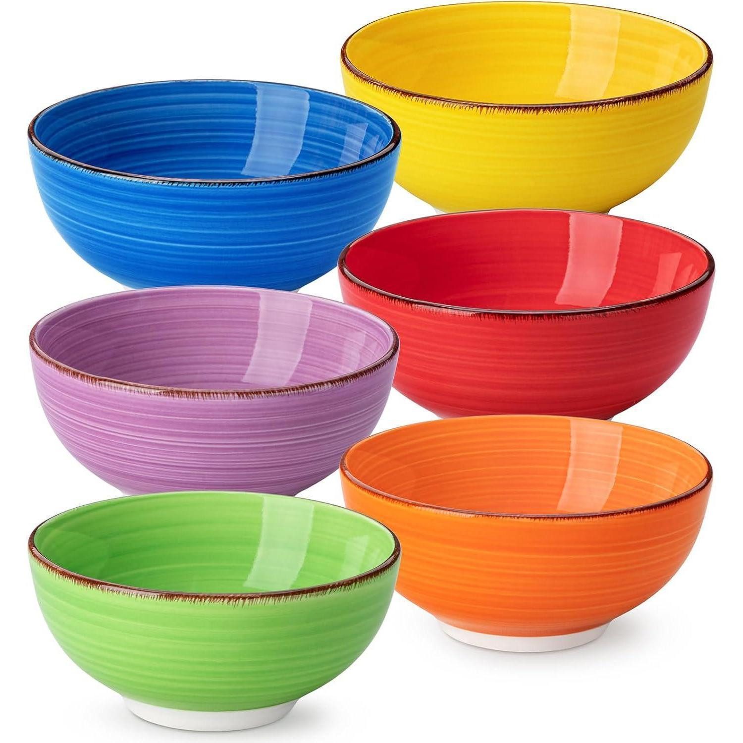 LuxusKollektion Dessertschale Dessertschalen Steinzeug BONITA 6-teilig 12Oz Schalen Set Eiscreme