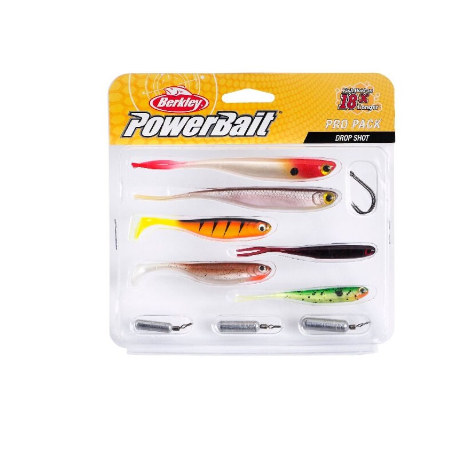 Berkley Kunstköder Pro Pack Drop Shot 7cm 11,5cm 11 Teilig Barsch Zander Berkley Angeln, (Pro Pack Drop Shot 7cm), Super Fängig
