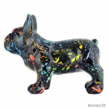 Monkimau Tierfigur Französische Bulldogge Figur - Deko Figuren Tier Dekoration Wohnzimmer (Packung)