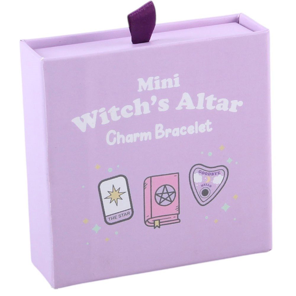 Something Different Charm-Armband Mini Witch's Altar Charm Armband – Türkis mit Emaille-Charms Kawaii