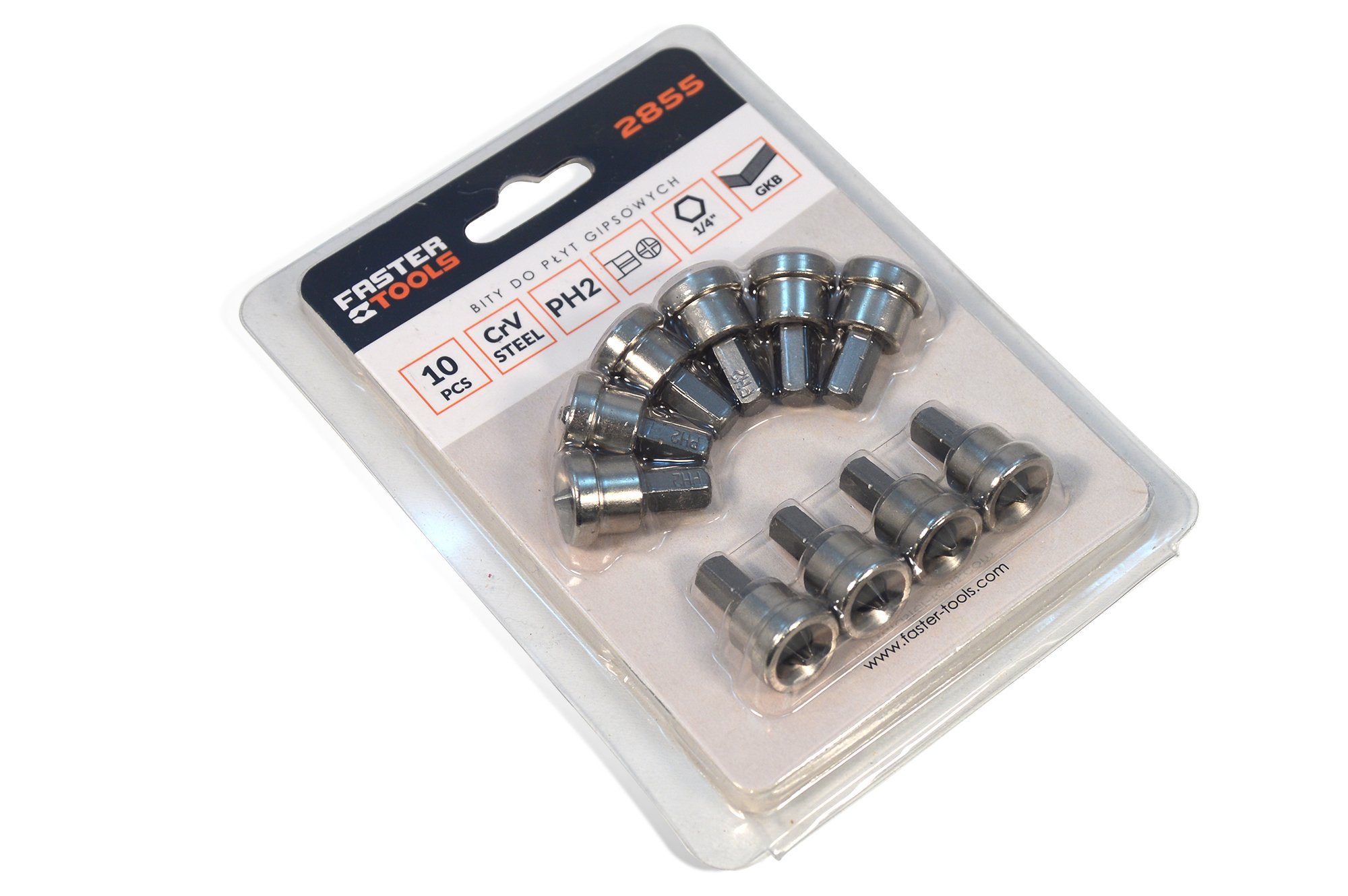 10 Stück PH2 Bits – 25 Mm, Magnetisch, Für Trockenbau & Schraubendreher