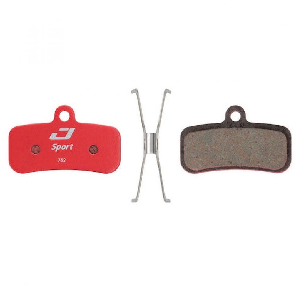 Jagwire Scheibenbremse Jagwire Bremsbeläge Disc Sport Semi-Metallic für Shimano/Tektro Rot -