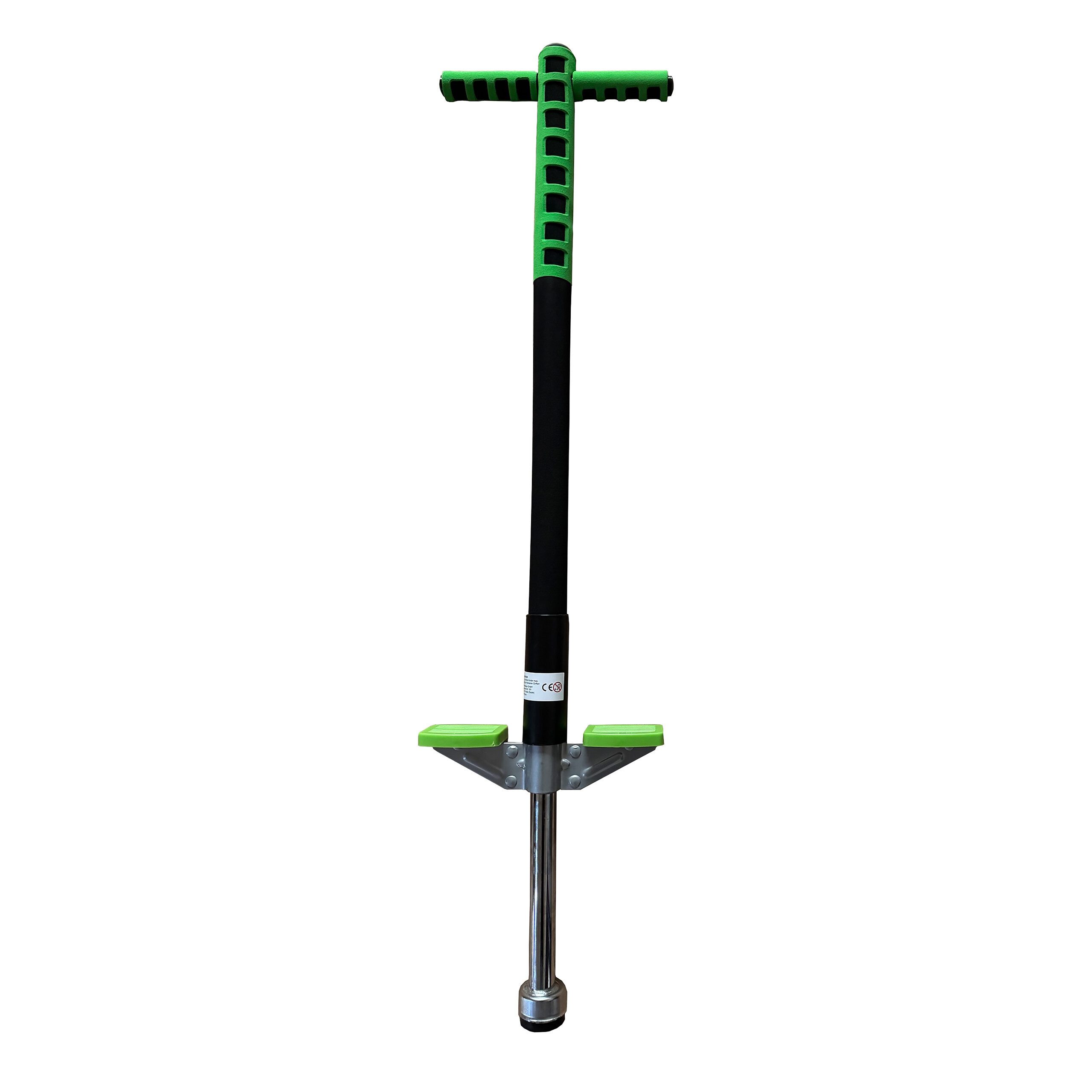 relaxdays Hüpfspielzeug Pogo Stick für Kinder 35 kg, Schwarz-Grün