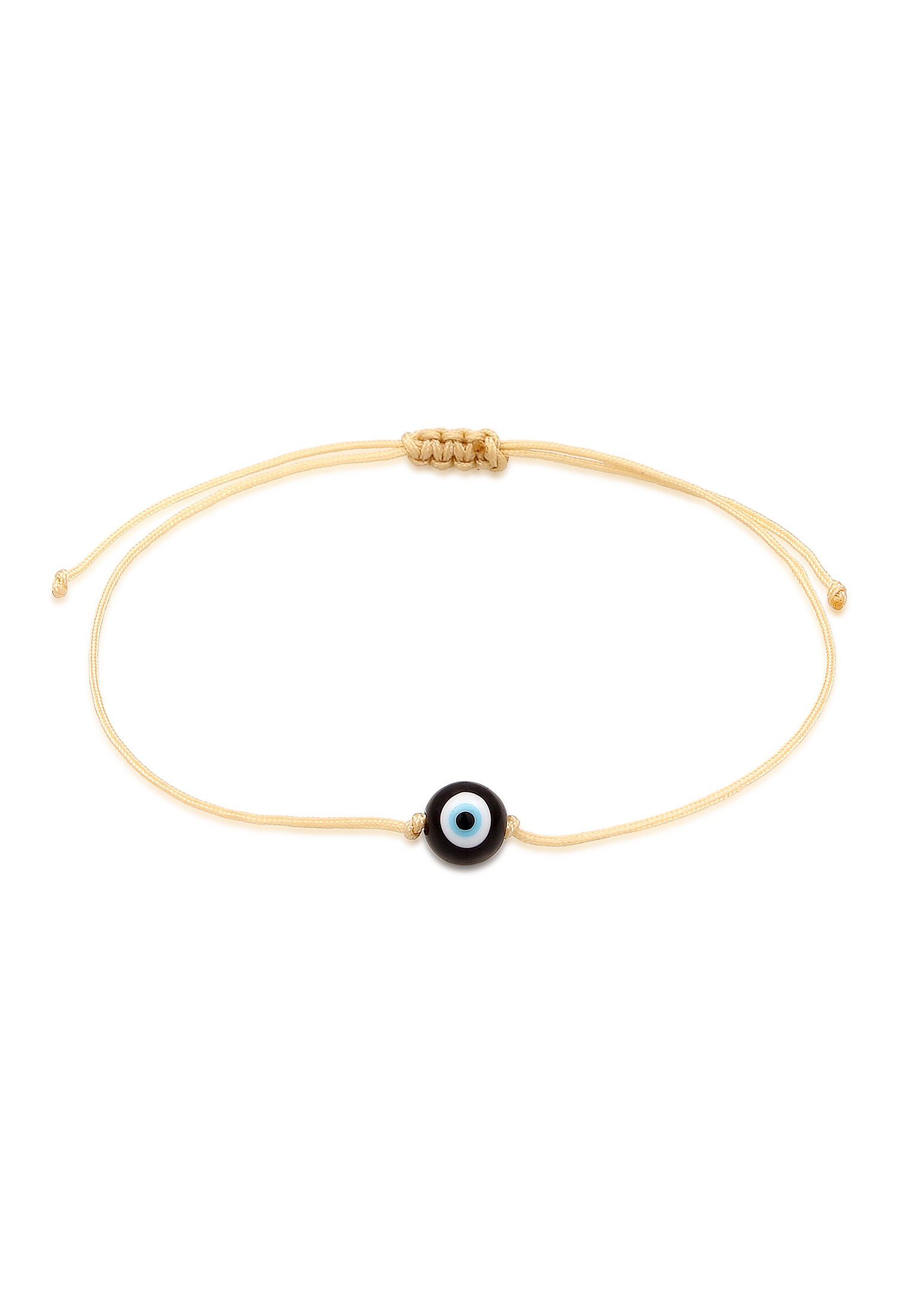 Kuzzoi Bead-Armband-Set Nylon Textilarmband Evil Eye günstig online kaufen